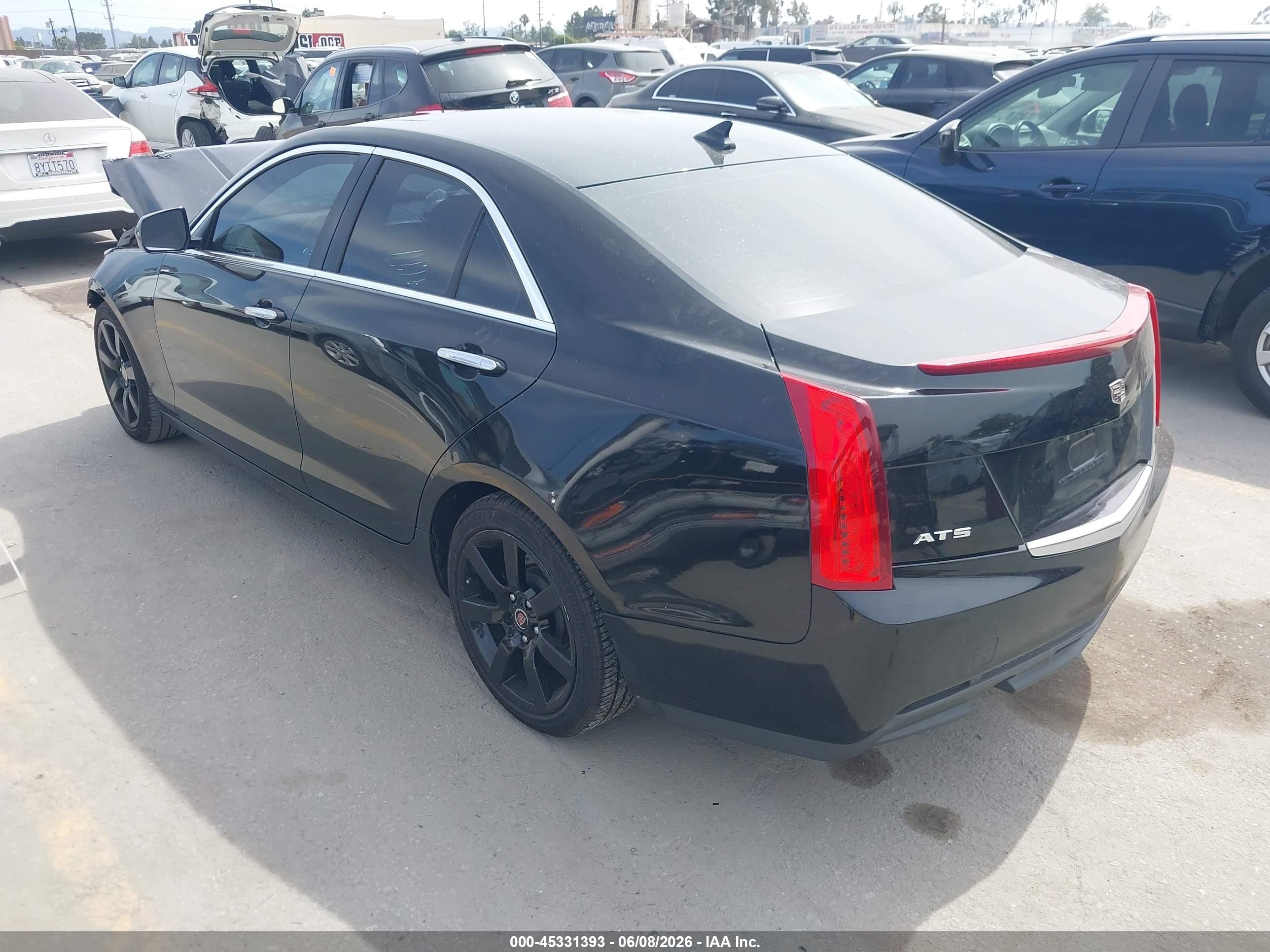 2013 Cadillac Ats Standard Black vin: 1G6AA5RA0D0166604