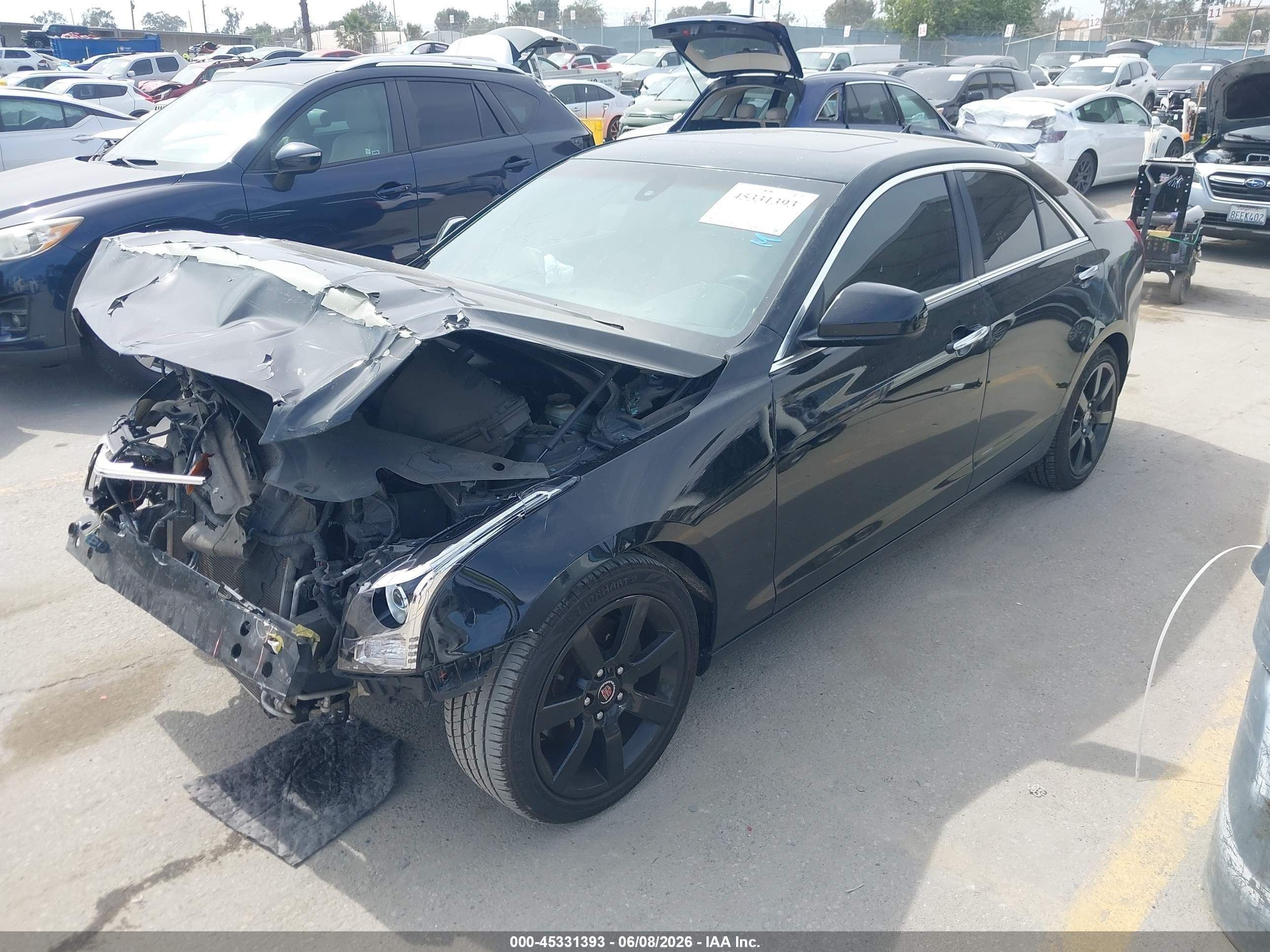 2013 Cadillac Ats Standard Black vin: 1G6AA5RA0D0166604