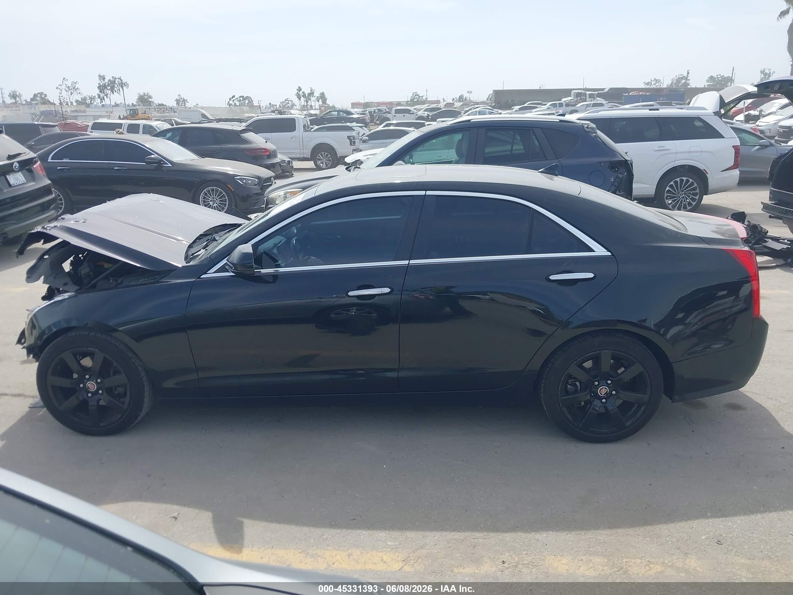 2013 Cadillac Ats Standard Black vin: 1G6AA5RA0D0166604