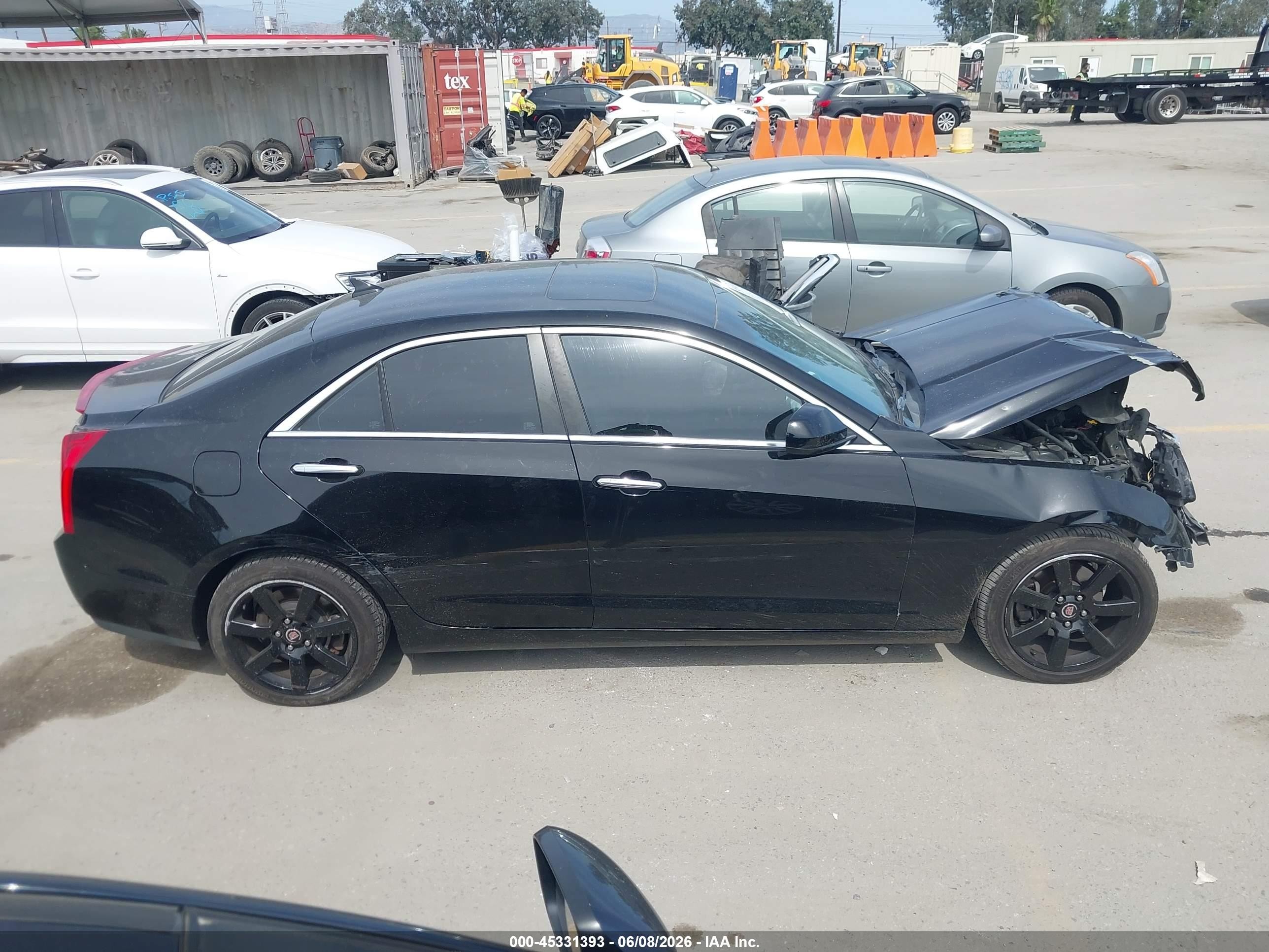 2013 Cadillac Ats Standard Black vin: 1G6AA5RA0D0166604