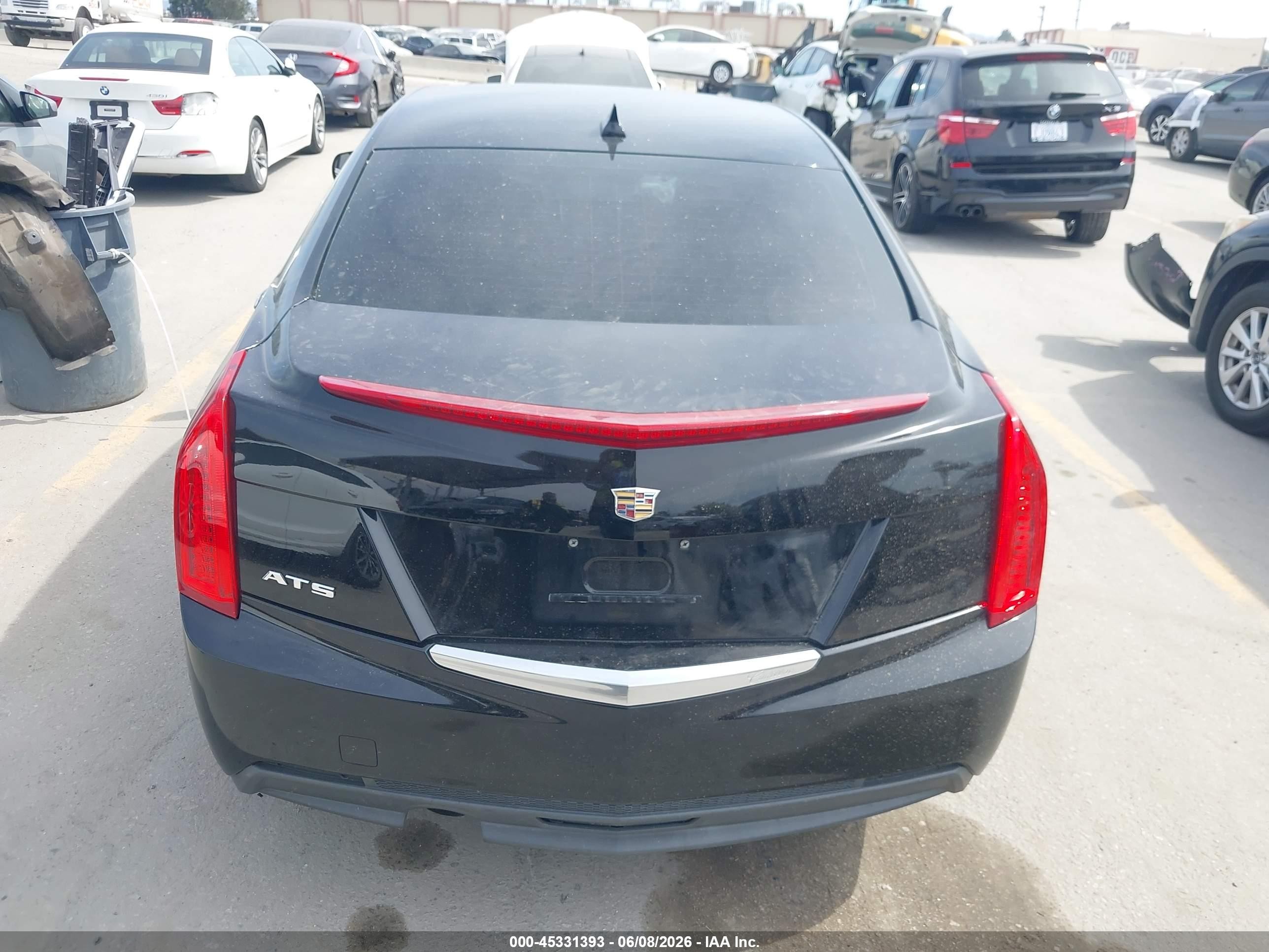 2013 Cadillac Ats Standard Black vin: 1G6AA5RA0D0166604
