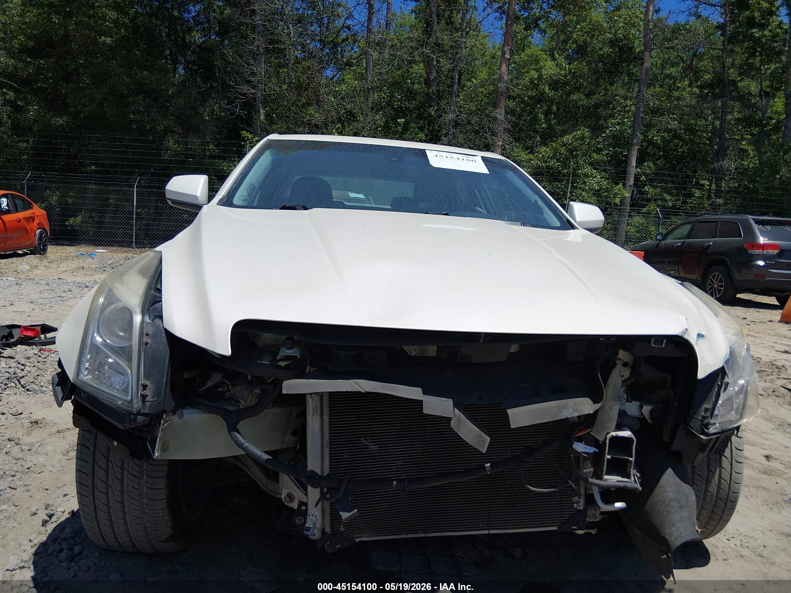 2014 Cadillac Ats Standard White vin: 1G6AA5RA0E0155037