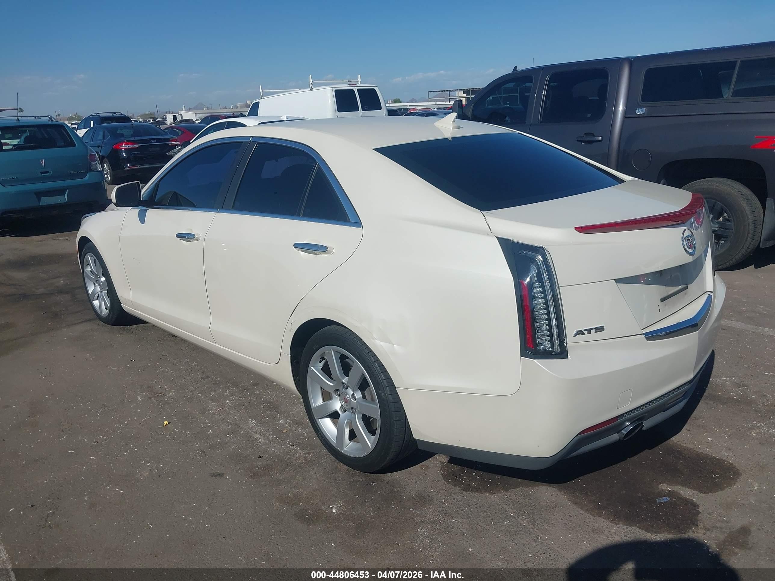 2013 Cadillac Ats Standard White vin: 1G6AA5RA1D0175201