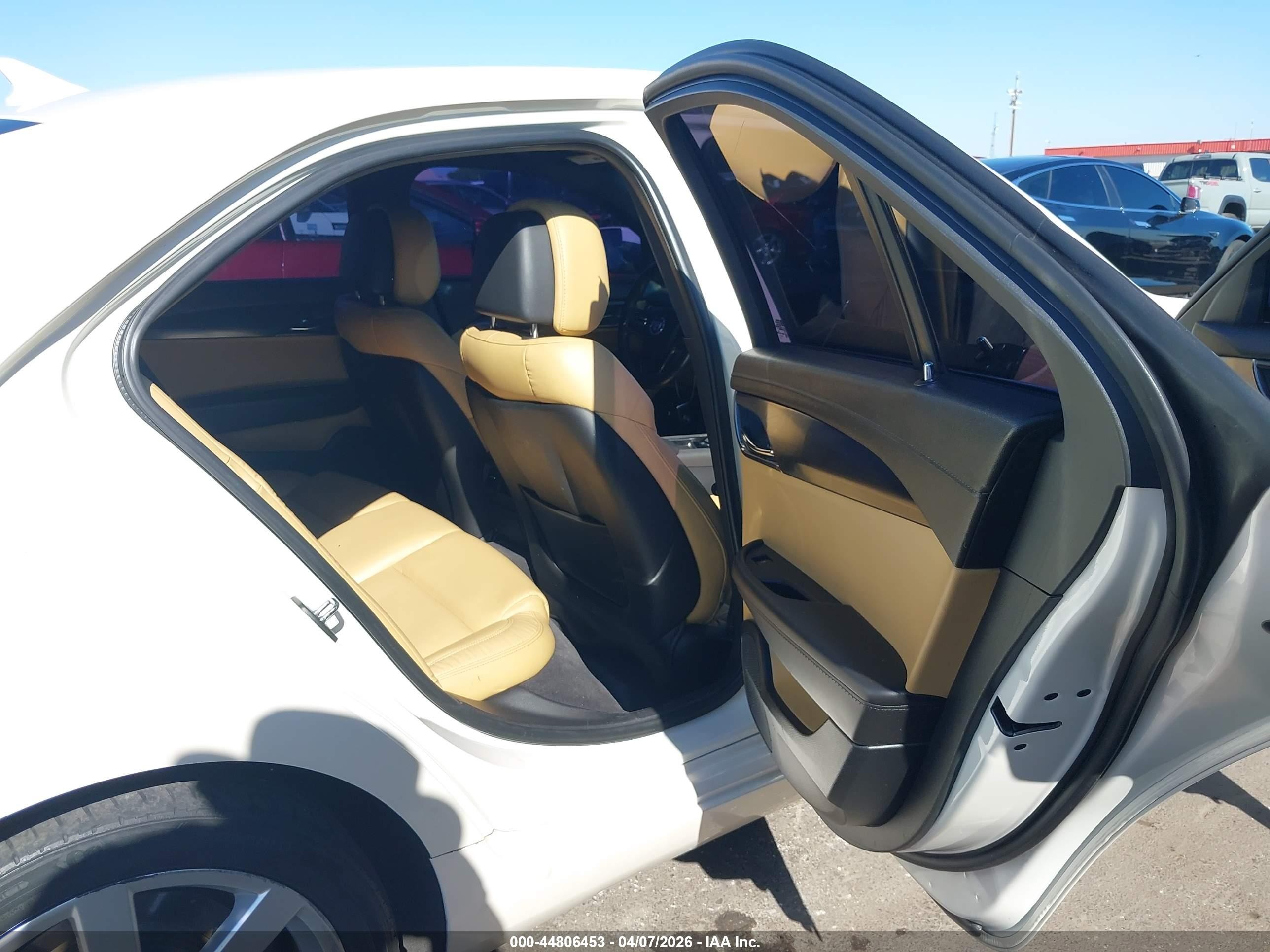 2013 Cadillac Ats Standard White vin: 1G6AA5RA1D0175201