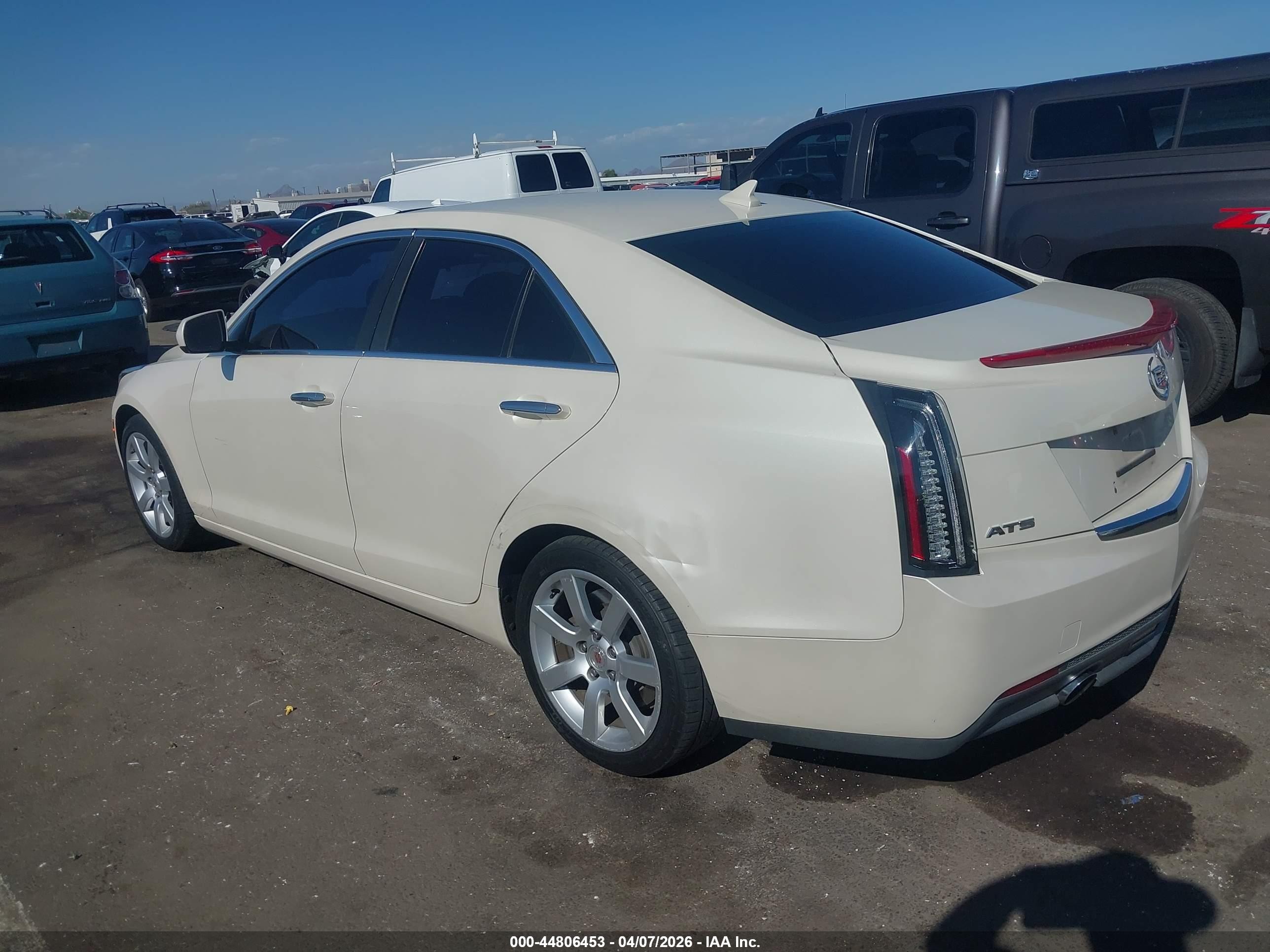 2013 Cadillac Ats Standard White vin: 1G6AA5RA1D0175201