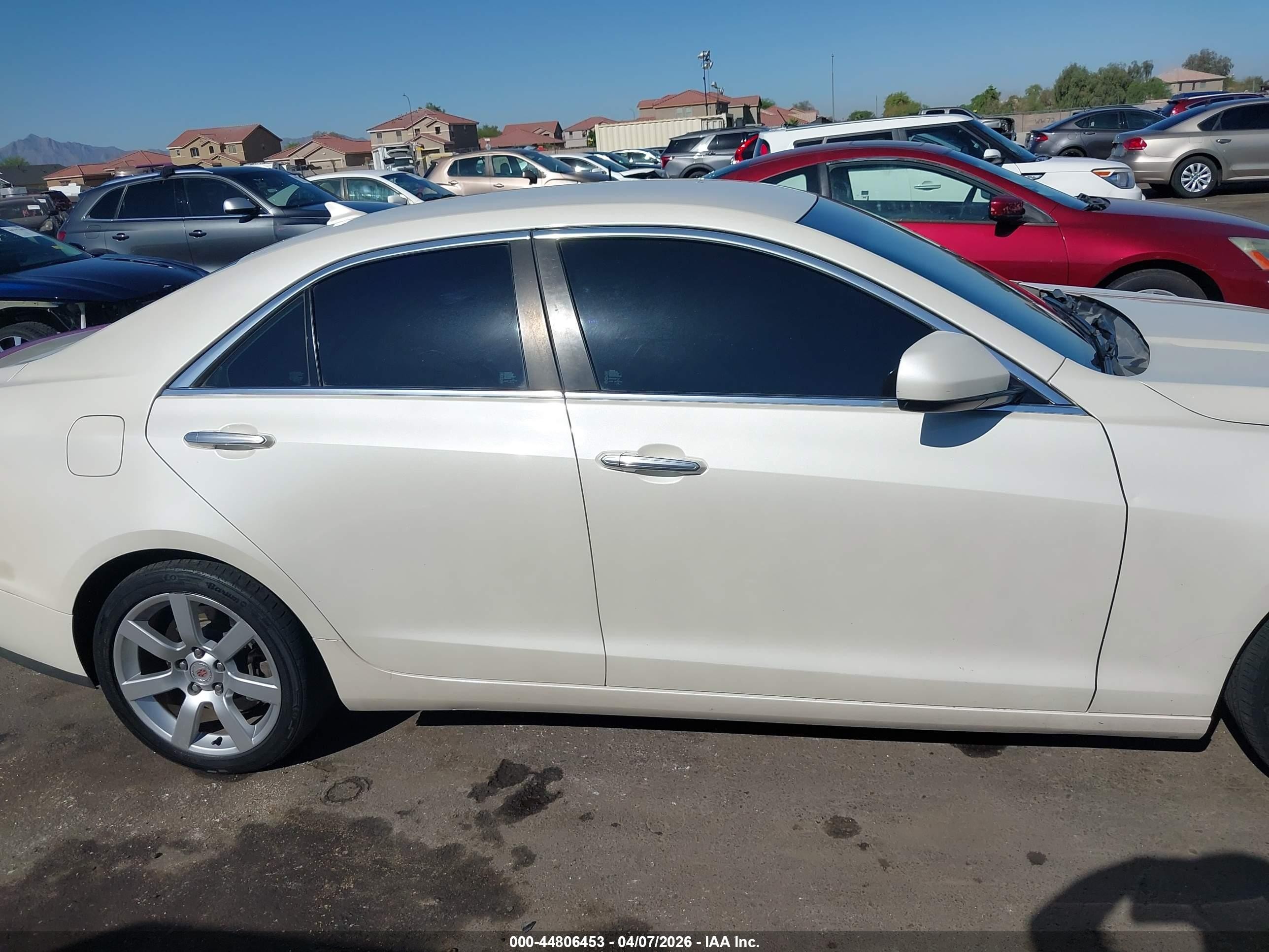 2013 Cadillac Ats Standard White vin: 1G6AA5RA1D0175201
