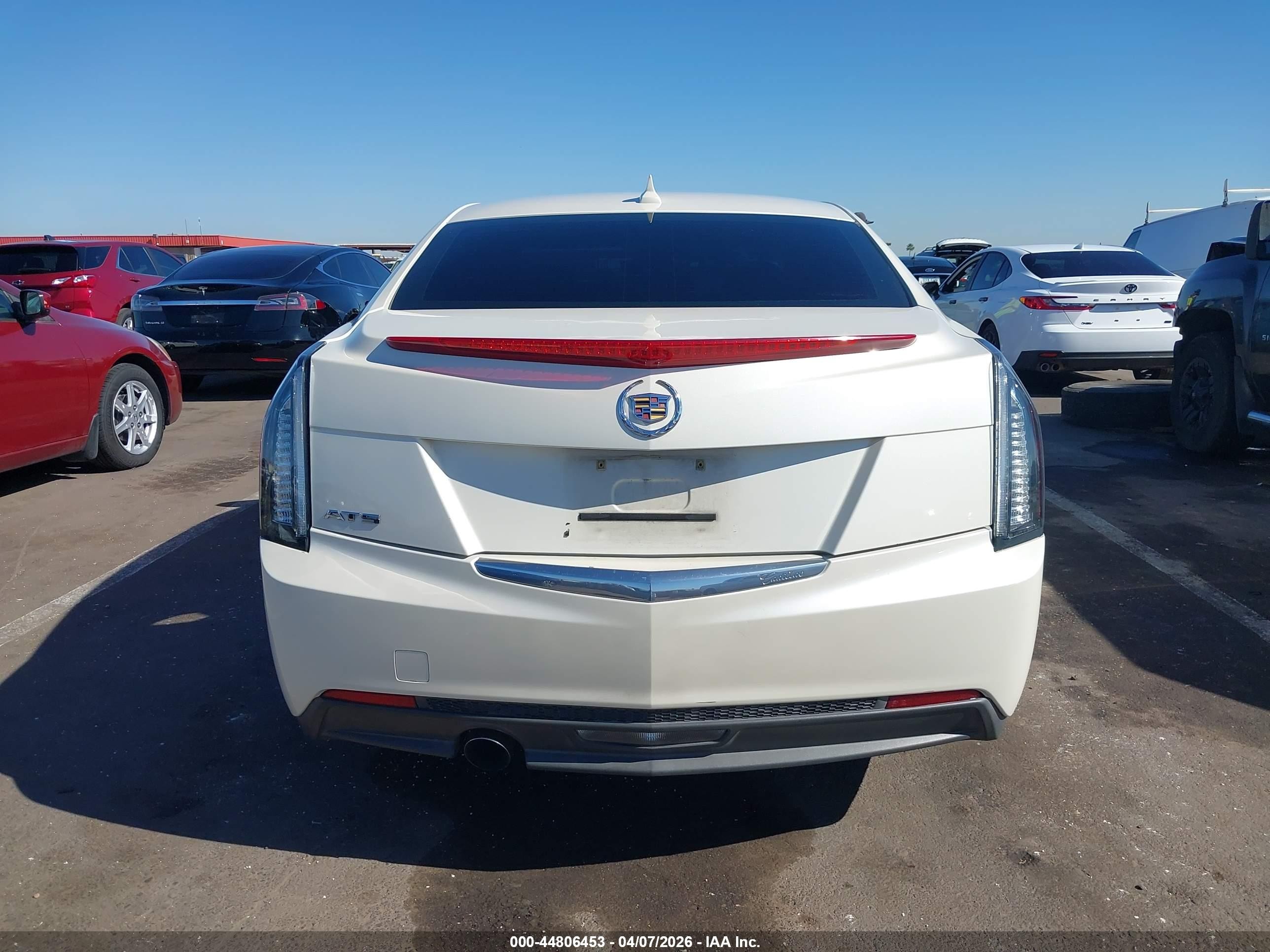 2013 Cadillac Ats Standard White vin: 1G6AA5RA1D0175201