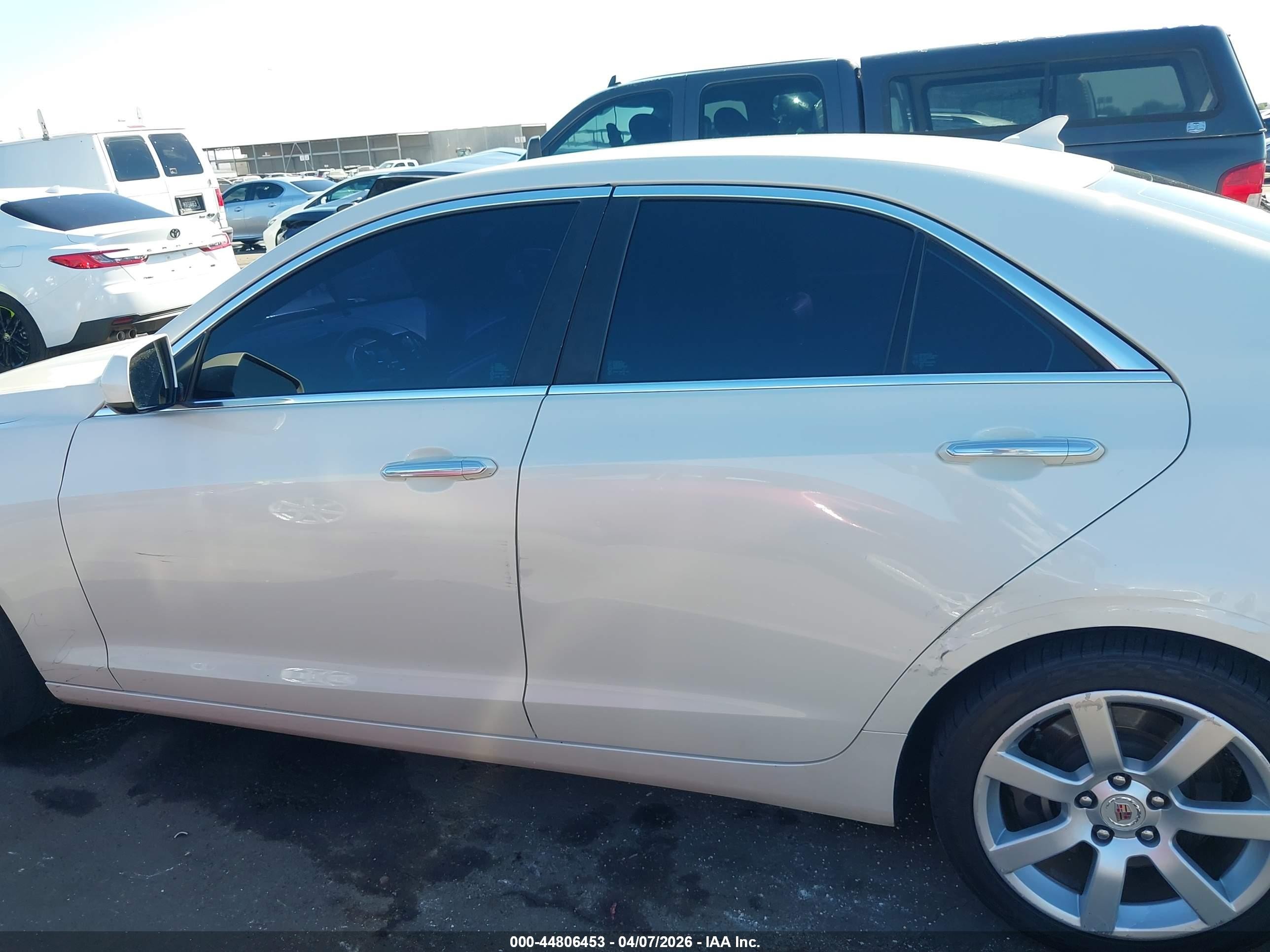 2013 Cadillac Ats Standard White vin: 1G6AA5RA1D0175201