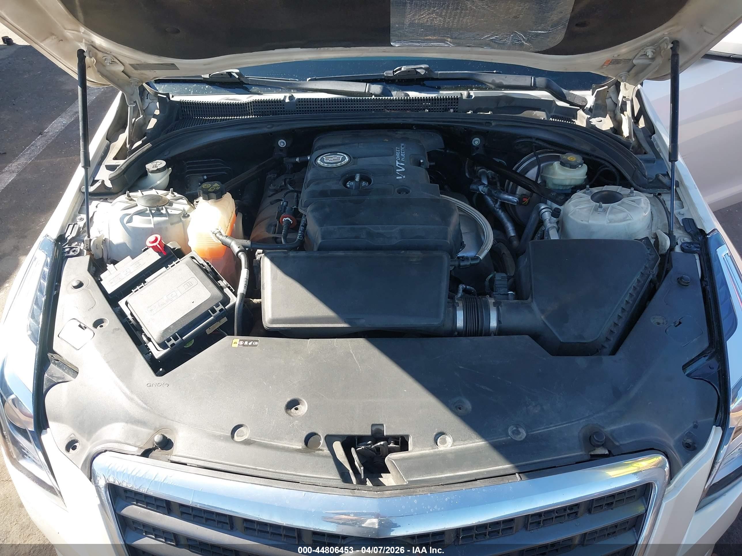 2013 Cadillac Ats Standard White vin: 1G6AA5RA1D0175201