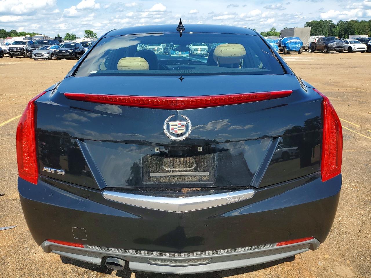 2014 Cadillac Ats Black vin: 1G6AA5RA1E0102654