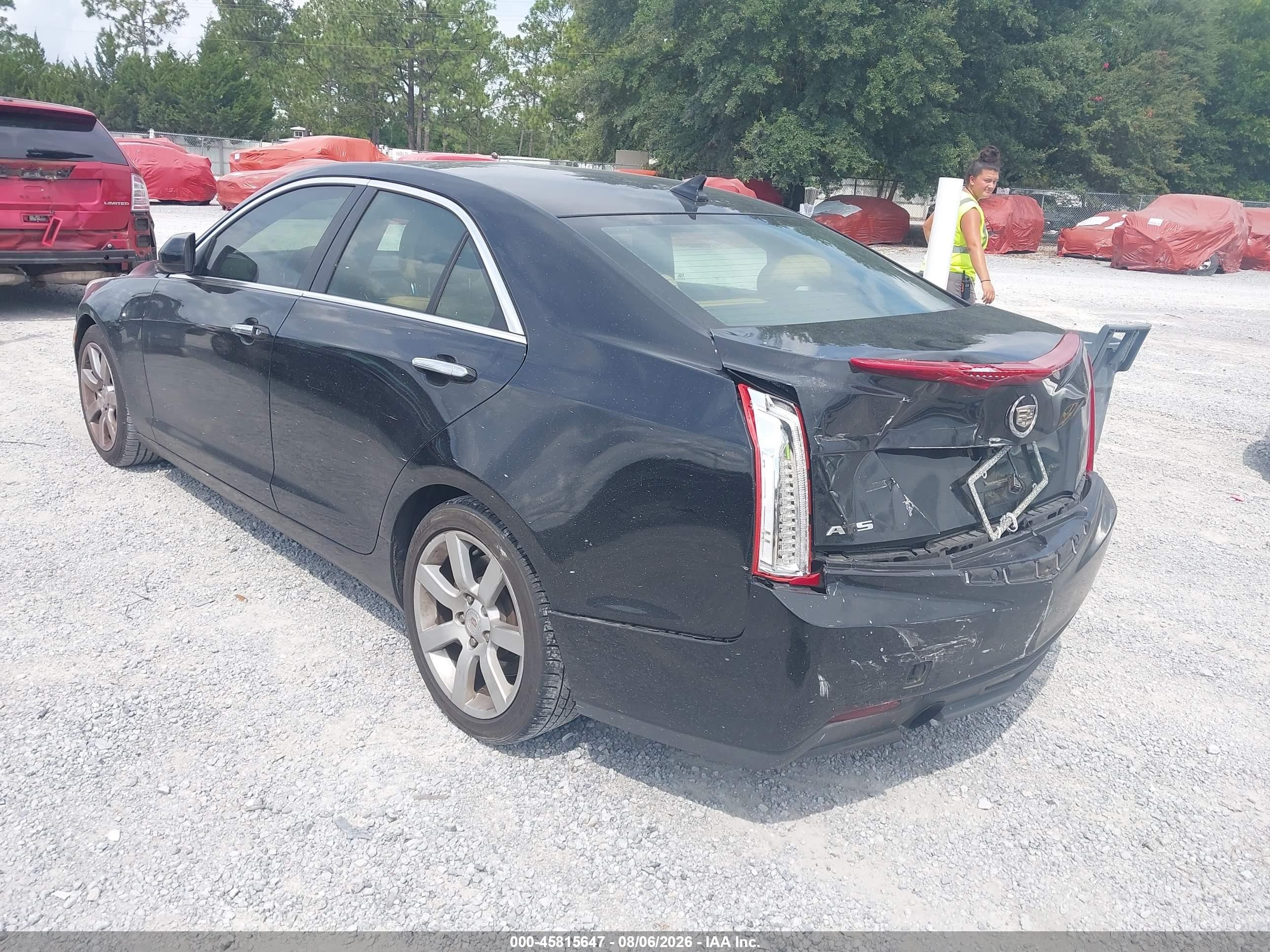 2014 Cadillac Ats Standard Black vin: 1G6AA5RA1E0103965