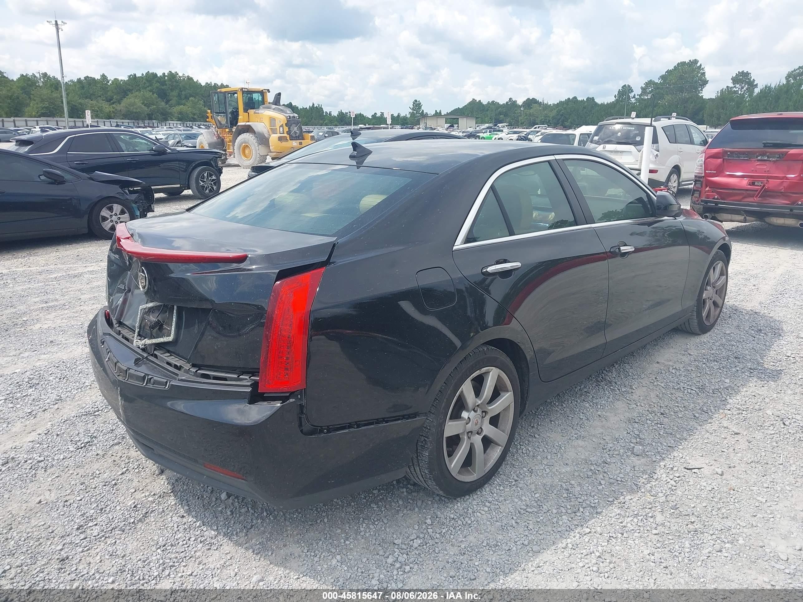 2014 Cadillac Ats Standard Black vin: 1G6AA5RA1E0103965