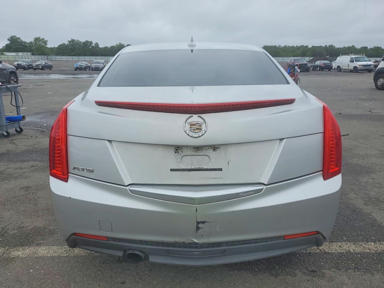 2014 Cadillac Ats Silver vin: 1G6AA5RA1E0104212