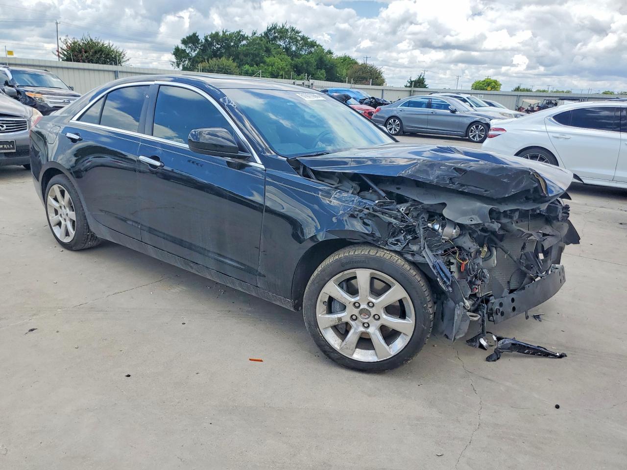 2013 Cadillac Ats Black vin: 1G6AA5RA2D0147035