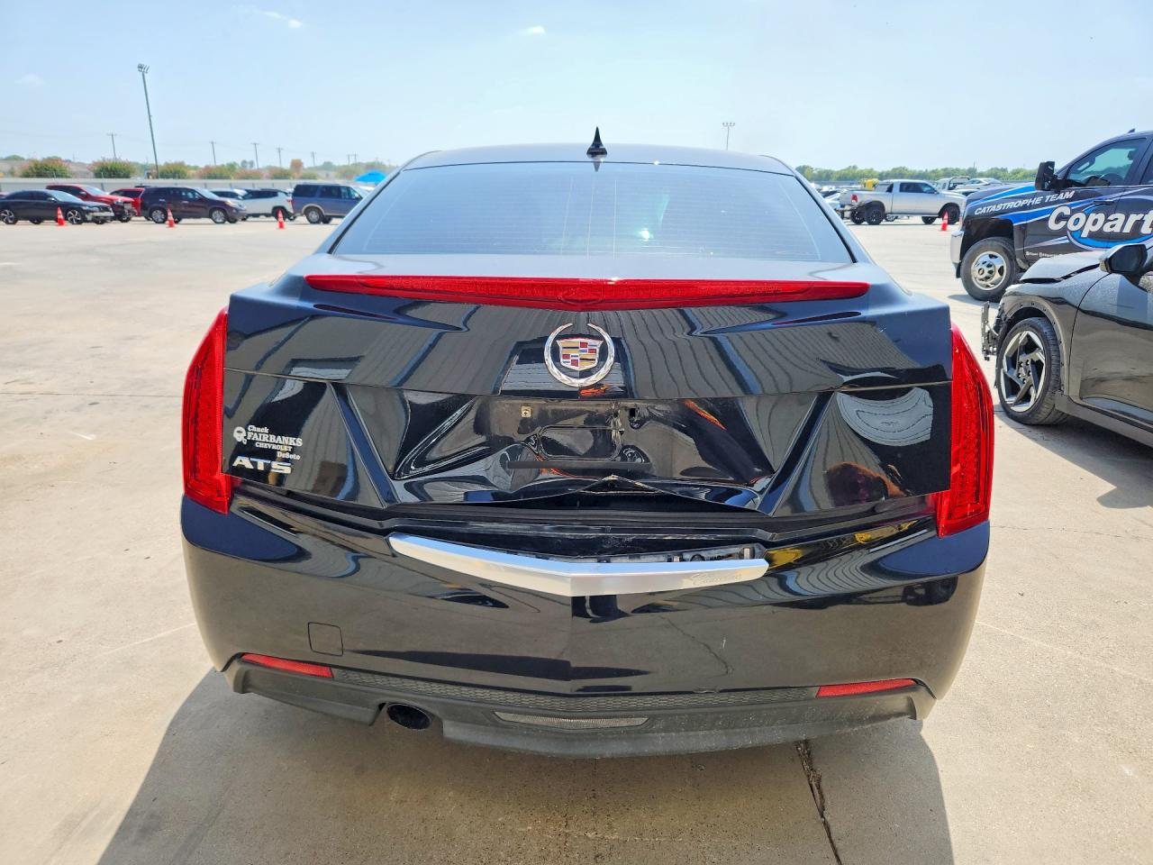 2013 Cadillac Ats Black vin: 1G6AA5RA2D0147035