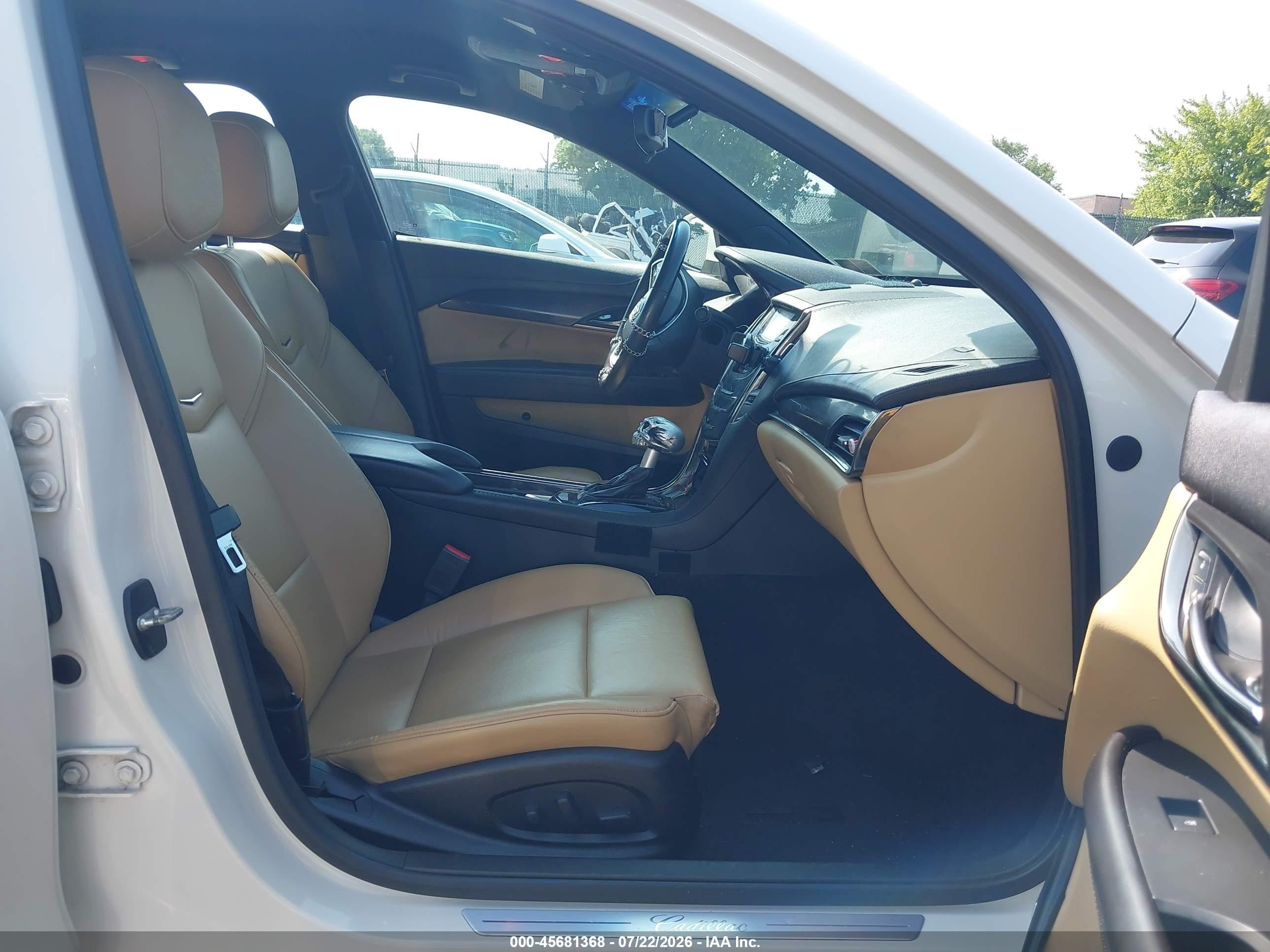 2013 Cadillac Ats Standard White vin: 1G6AA5RA2D0153966