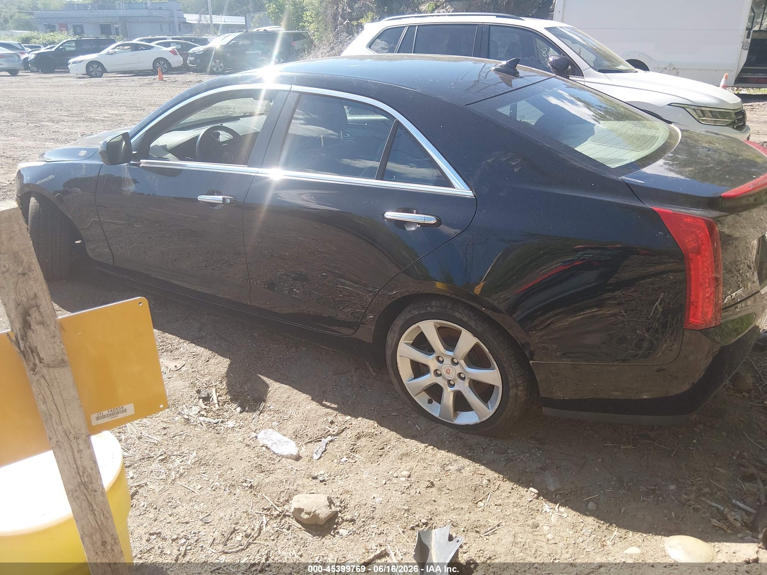 2013 Cadillac Ats Standard Black vin: 1G6AA5RA2D0168208