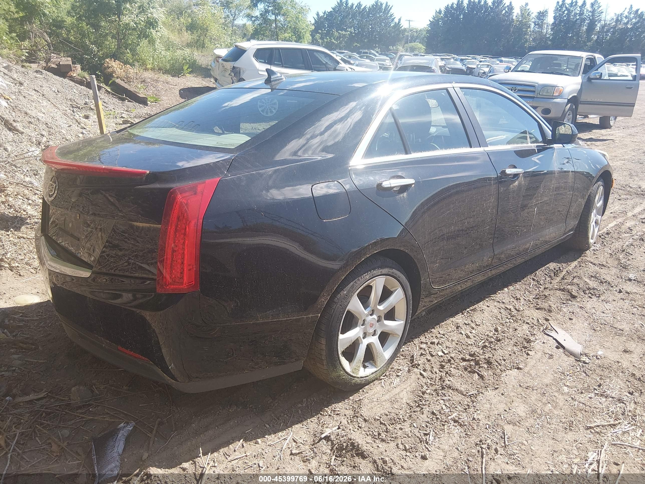 2013 Cadillac Ats Standard Black vin: 1G6AA5RA2D0168208