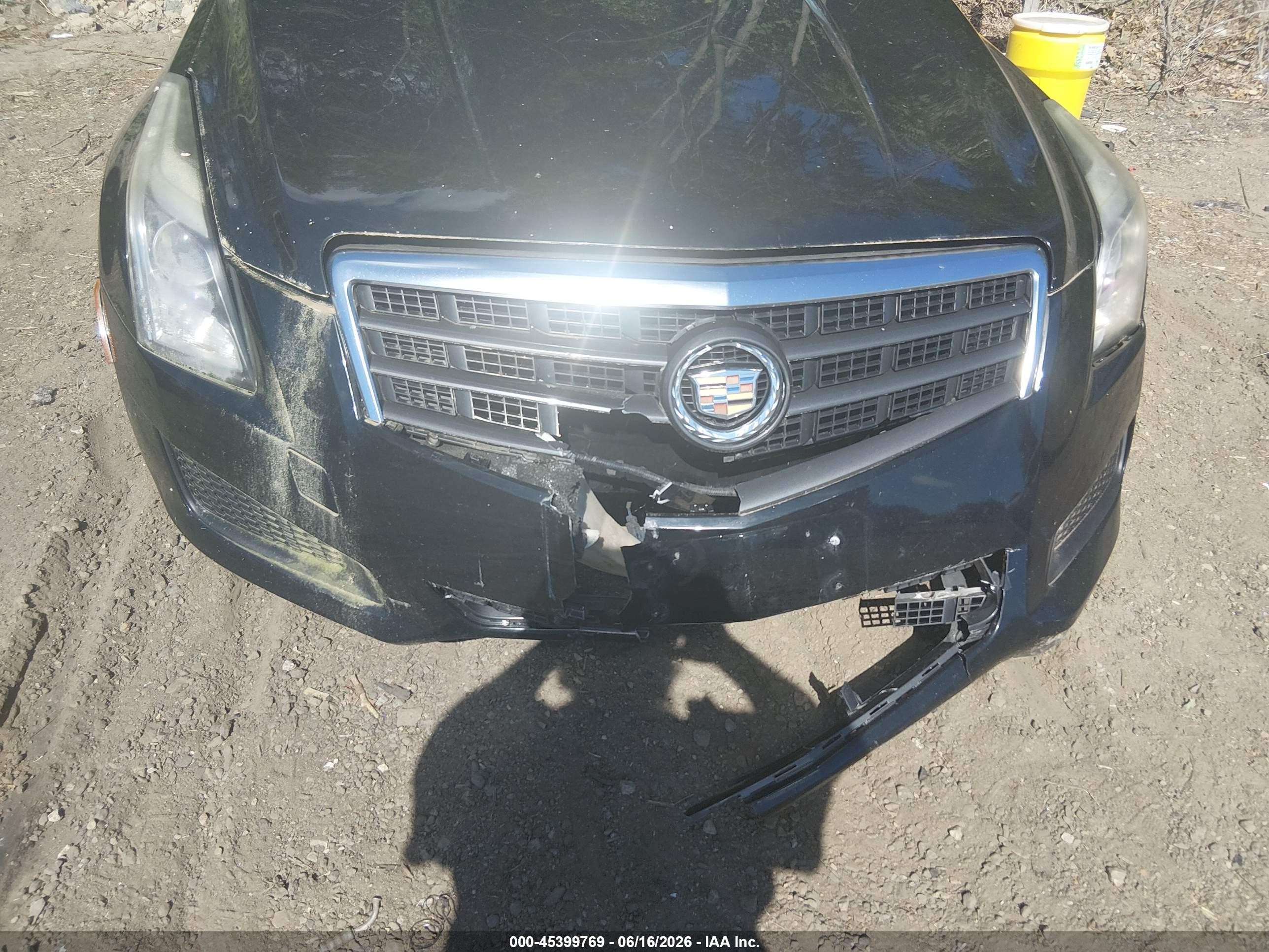 2013 Cadillac Ats Standard Black vin: 1G6AA5RA2D0168208