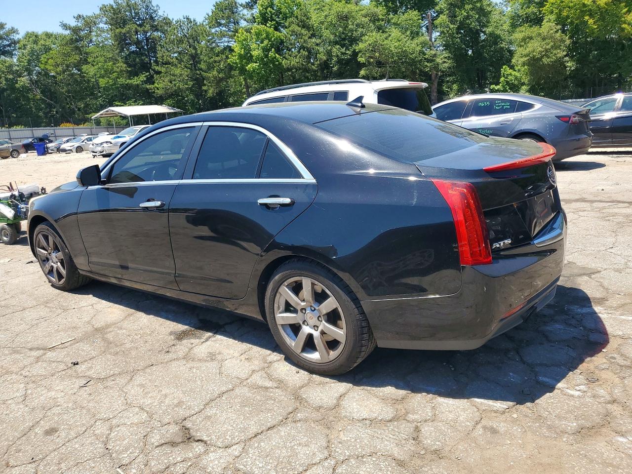2014 Cadillac Ats Black vin: 1G6AA5RA2E0142001