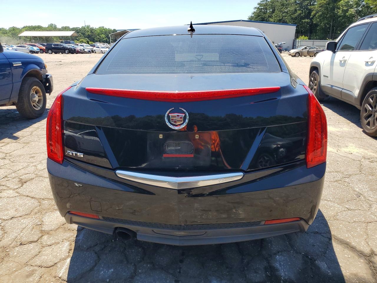 2014 Cadillac Ats Black vin: 1G6AA5RA2E0142001