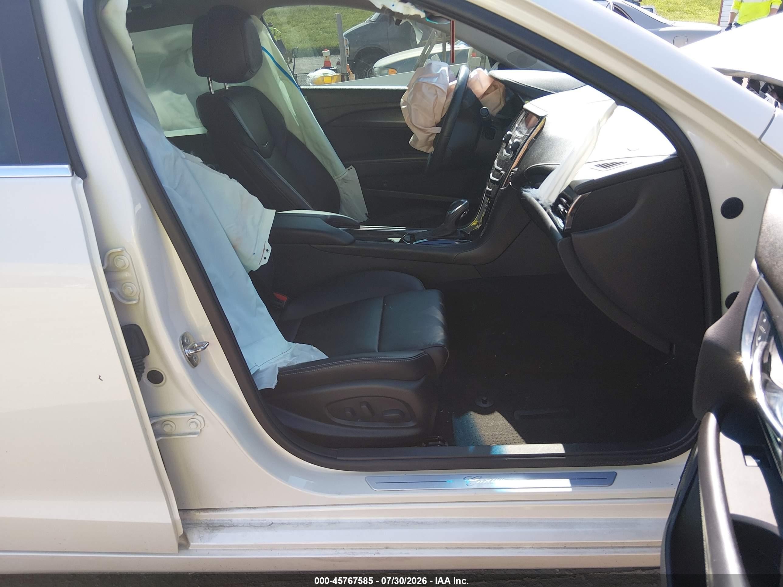 2014 Cadillac Ats Standard White vin: 1G6AA5RA2E0182756