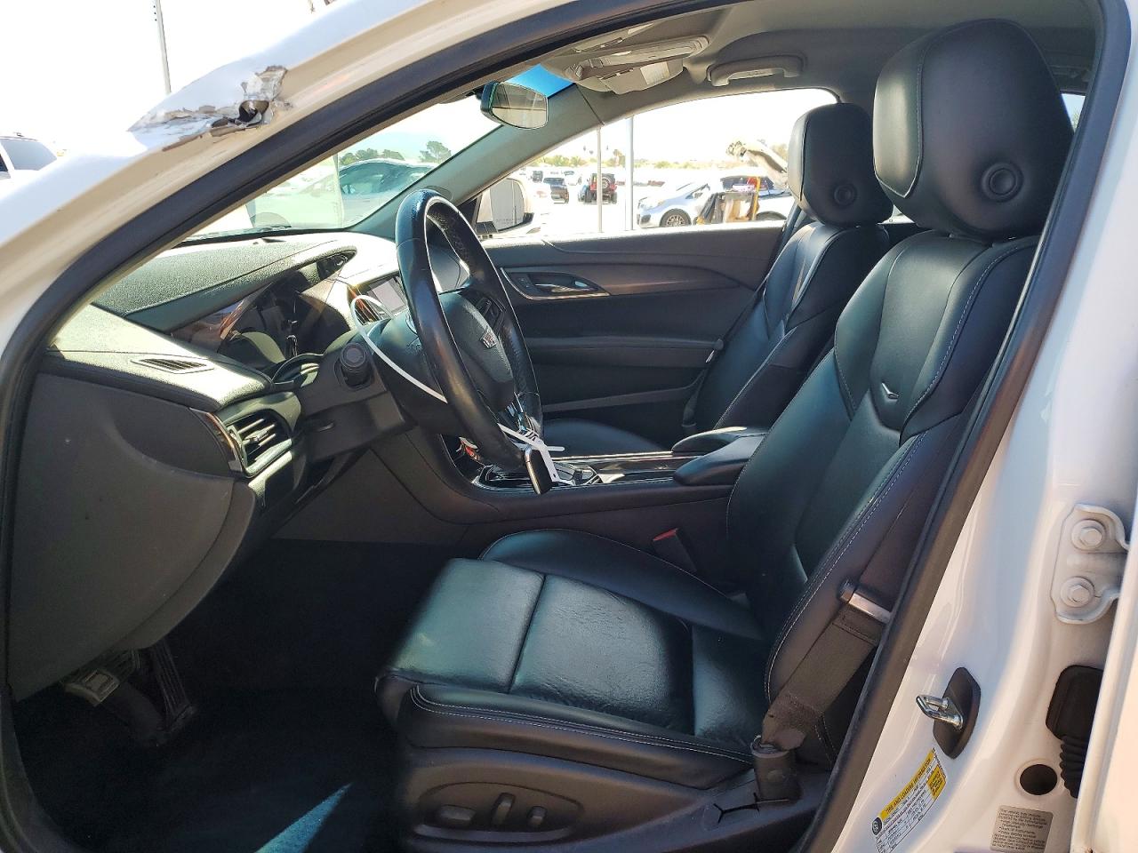 2015 Cadillac Ats White vin: 1G6AA5RA2F0114412