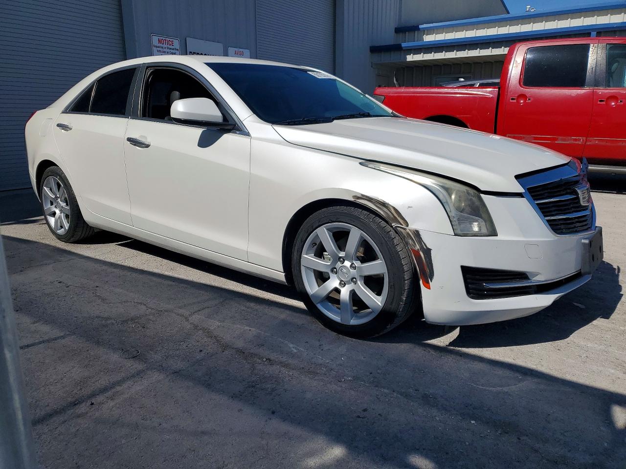 2015 Cadillac Ats White vin: 1G6AA5RA2F0114412