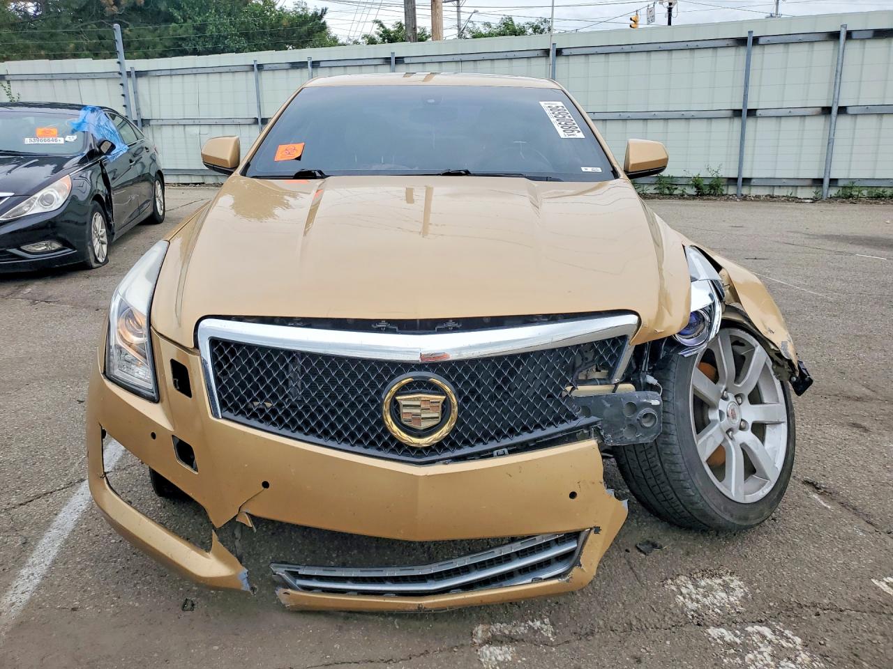 2013 Cadillac Ats Золотой vin: 1G6AA5RA3D0100273