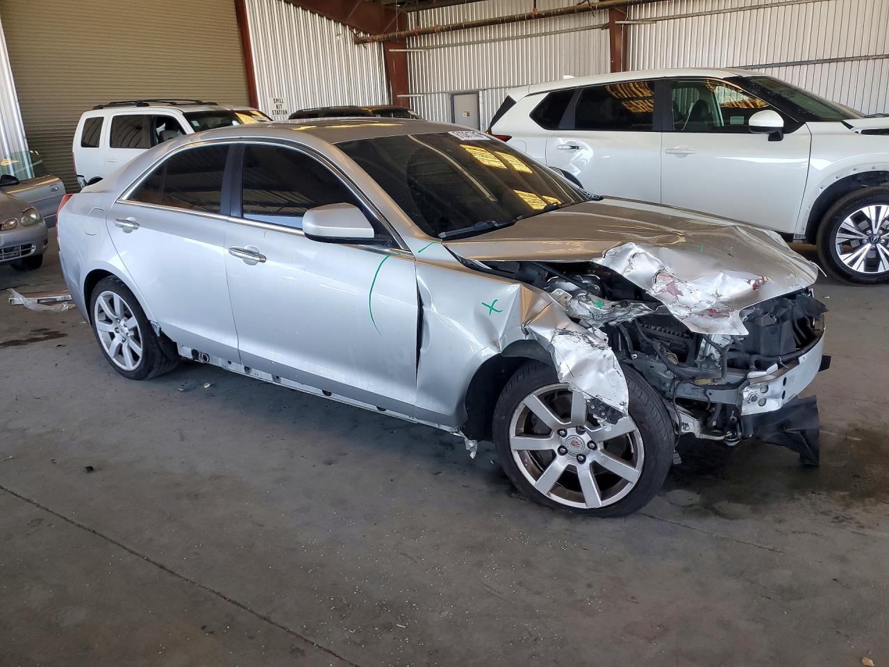 2014 Cadillac Ats Серебряный vin: 1G6AA5RA3E0100825