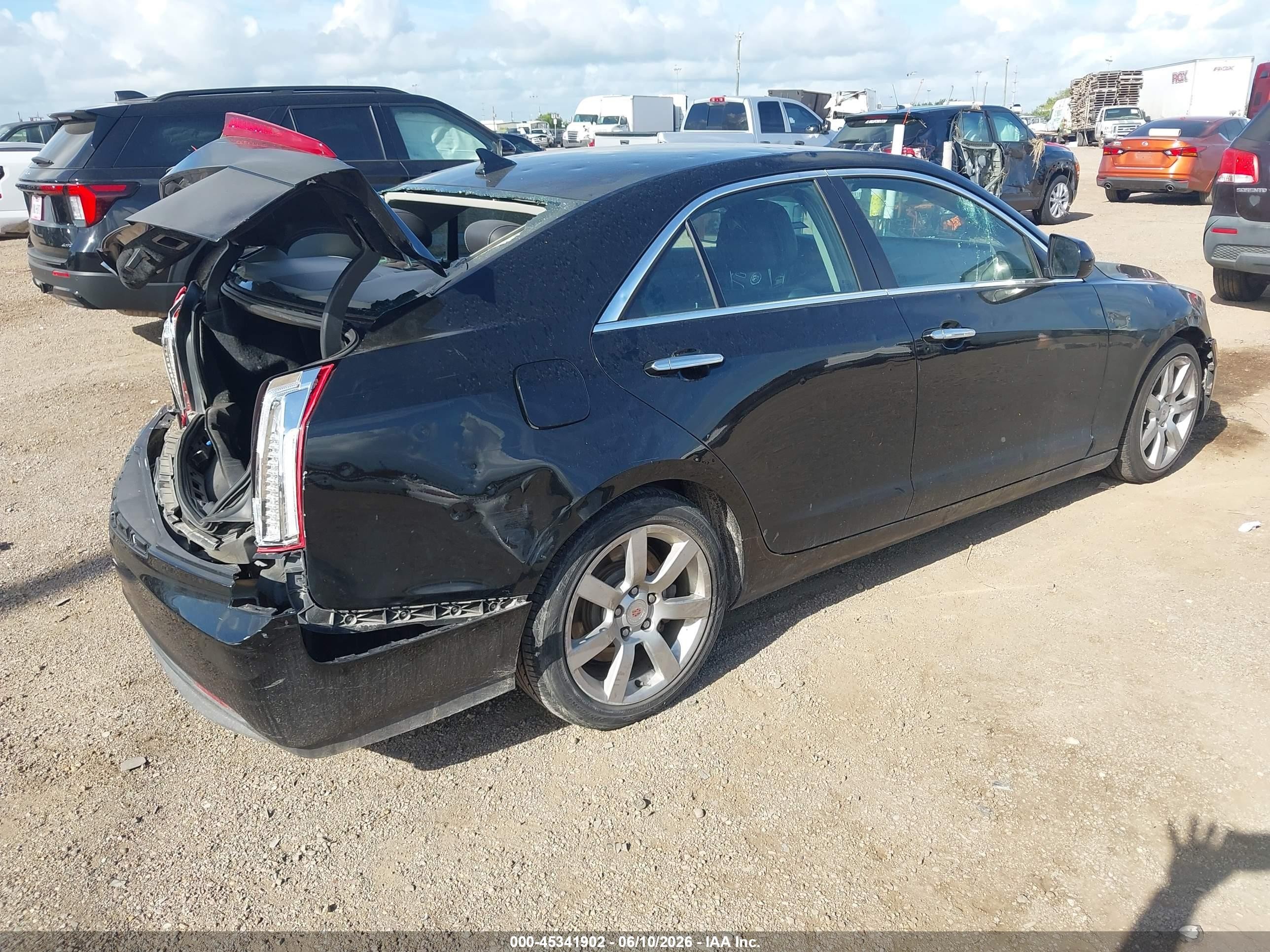 2014 Cadillac Ats Standard Black vin: 1G6AA5RA3E0170843