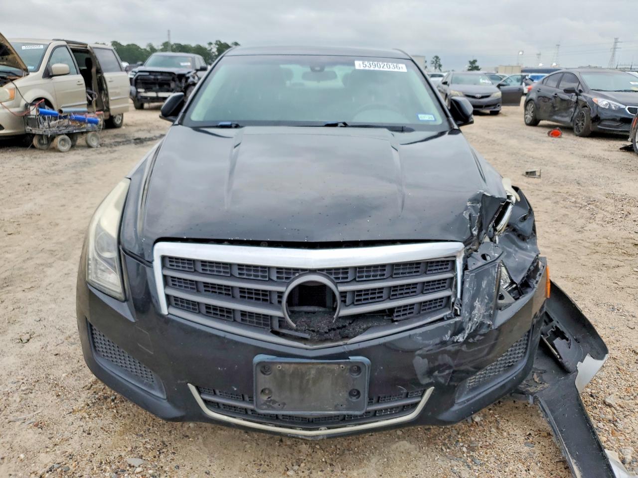 2014 Cadillac Ats Black vin: 1G6AA5RA3E0182443