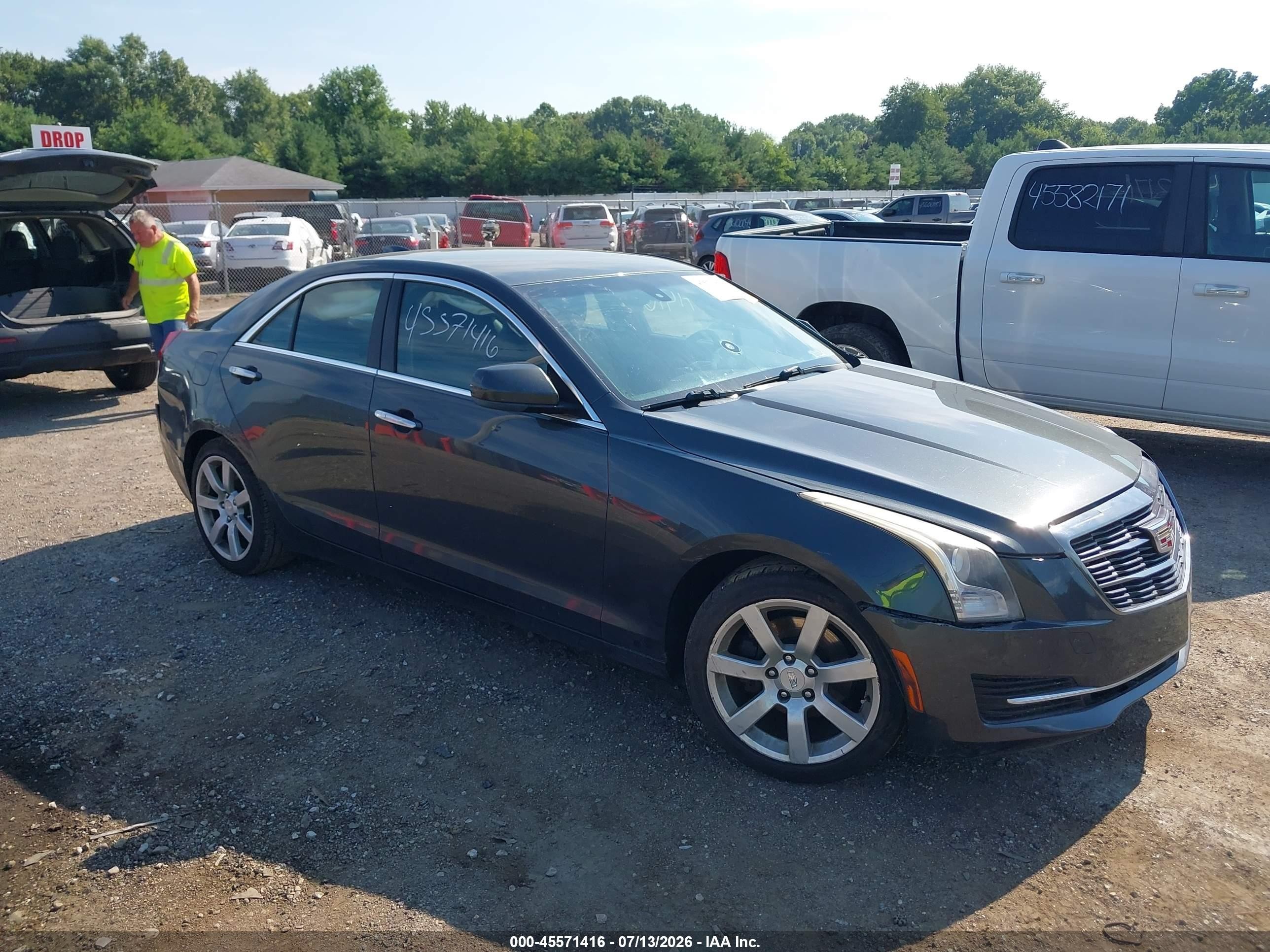2015 Cadillac Ats Standard Gray vin: 1G6AA5RA3F0120364