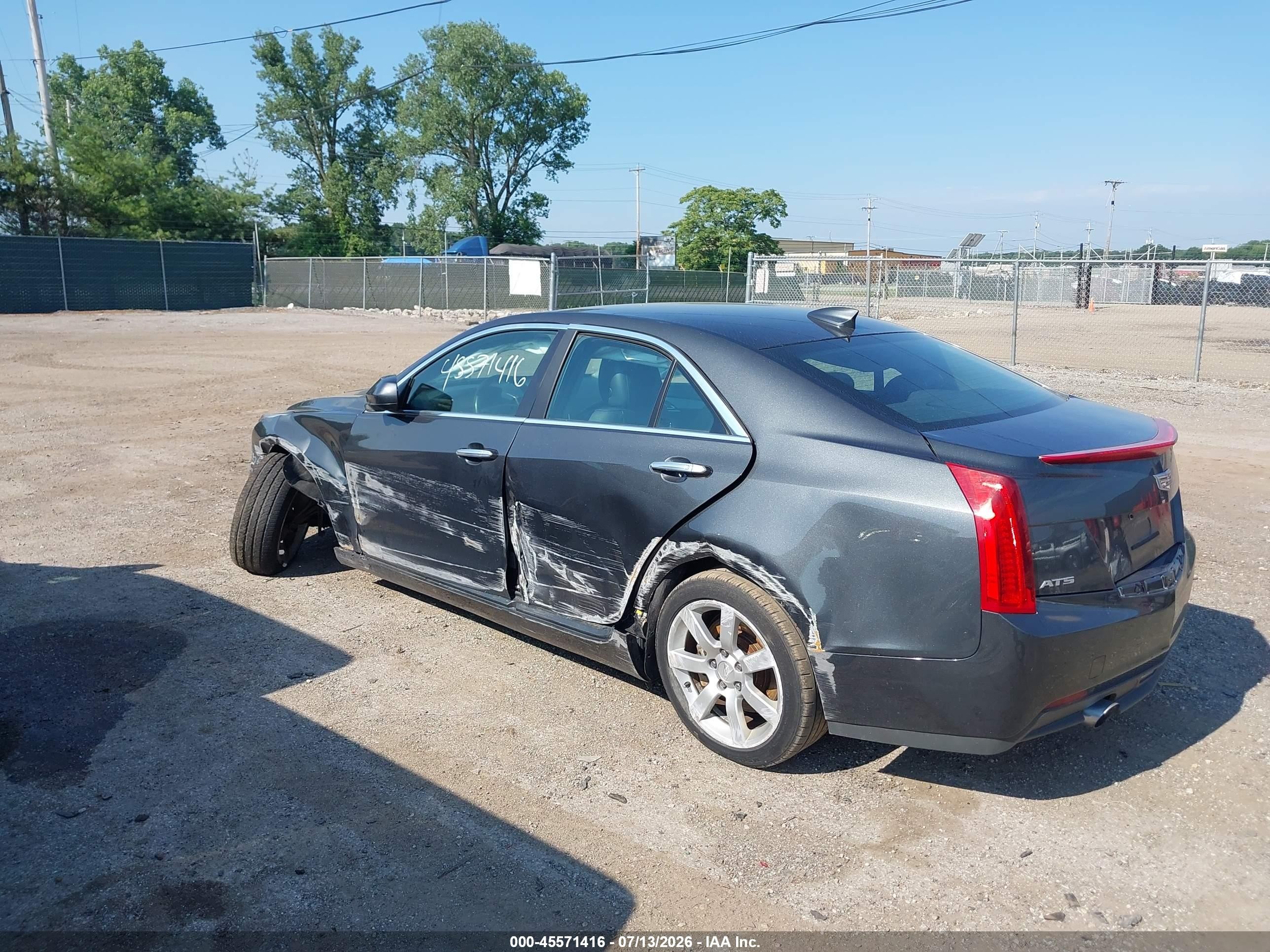 2015 Cadillac Ats Standard Gray vin: 1G6AA5RA3F0120364