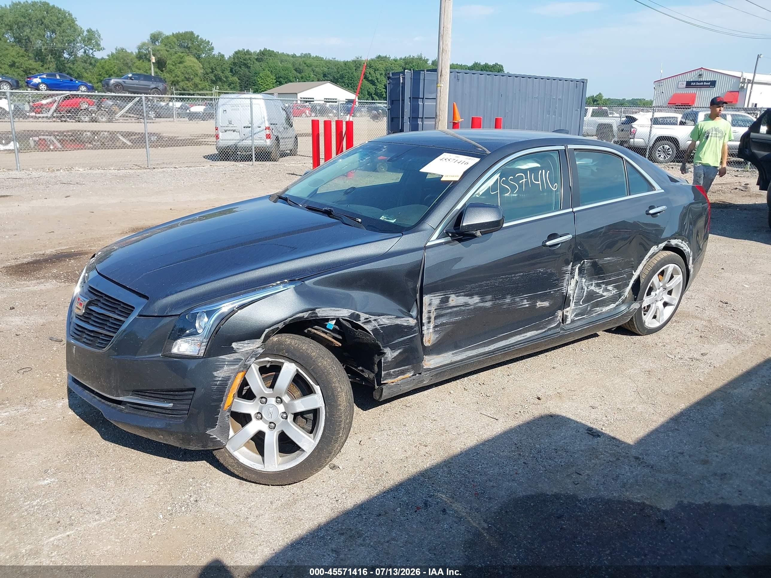 2015 Cadillac Ats Standard Gray vin: 1G6AA5RA3F0120364