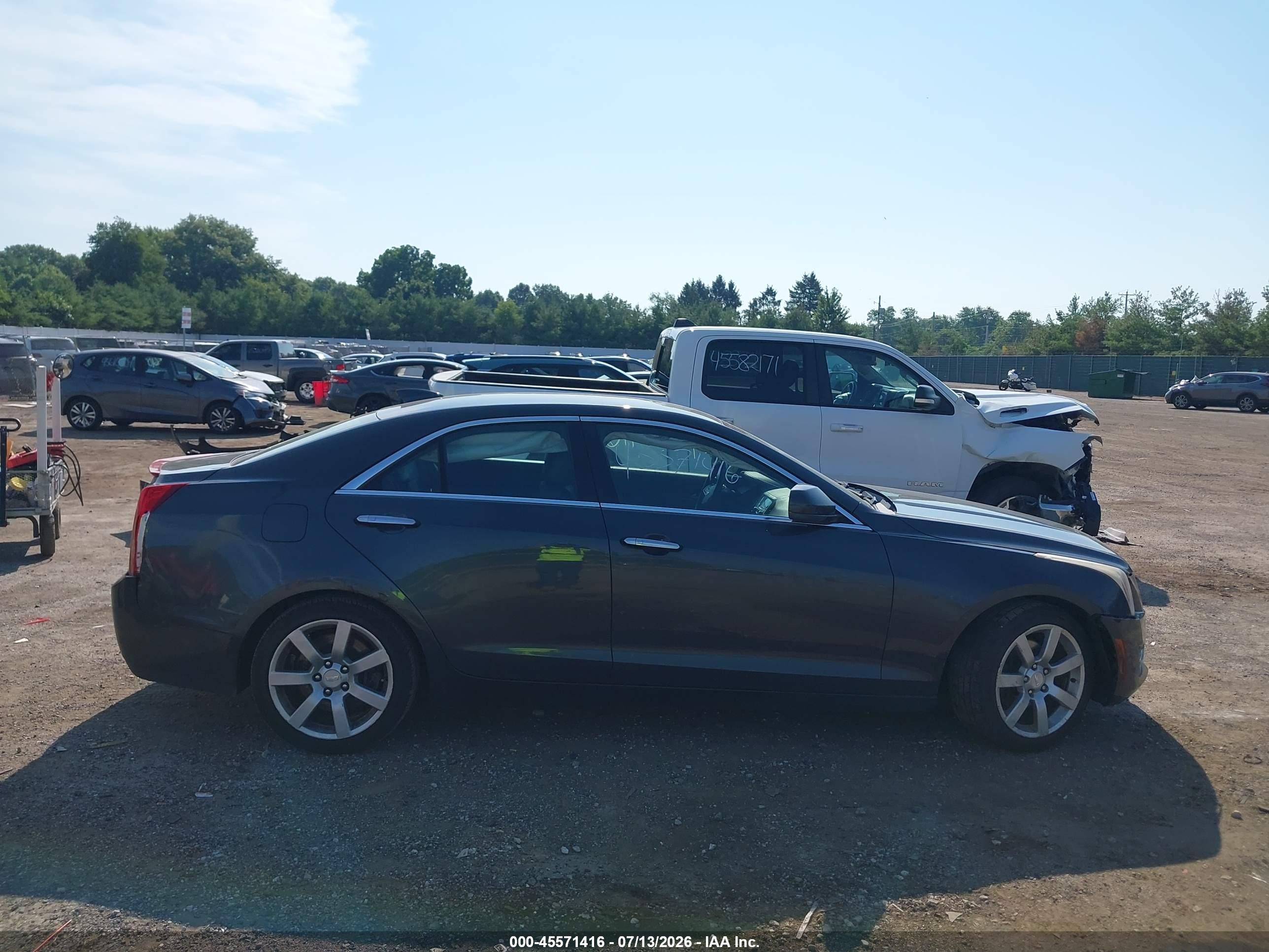 2015 Cadillac Ats Standard Gray vin: 1G6AA5RA3F0120364