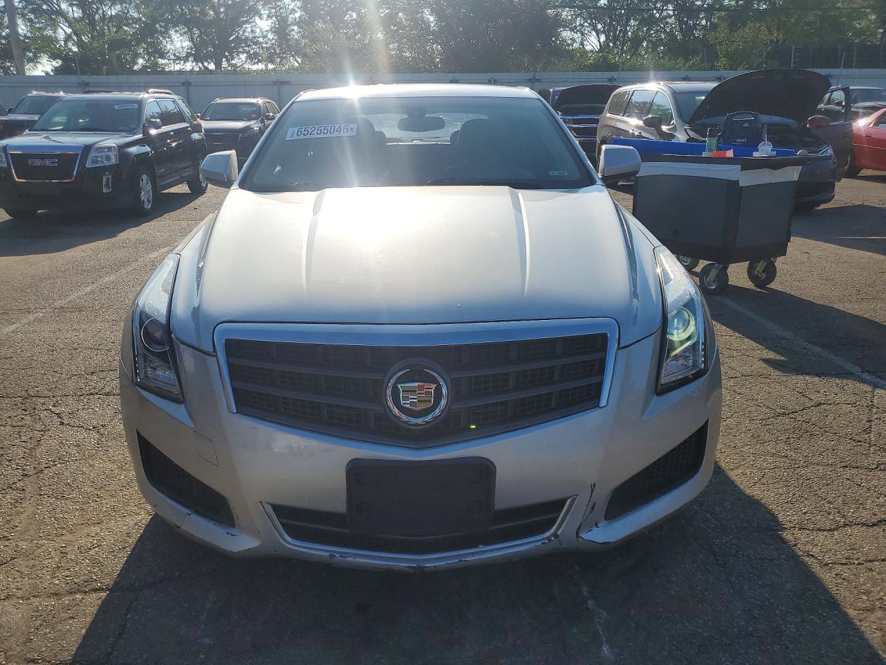 2013 Cadillac Ats Silver vin: 1G6AA5RA4D0121522