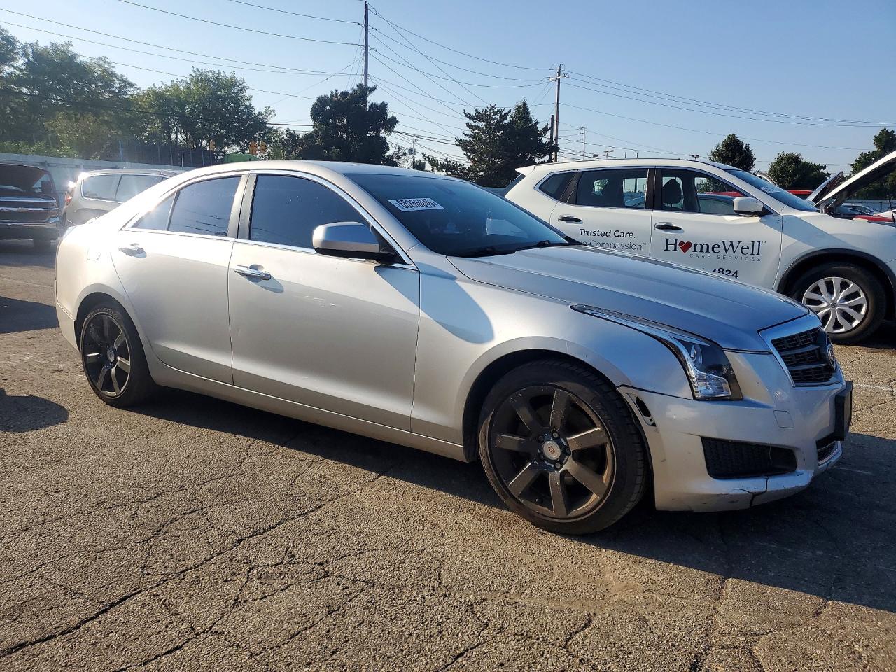 2013 Cadillac Ats Silver vin: 1G6AA5RA4D0121522
