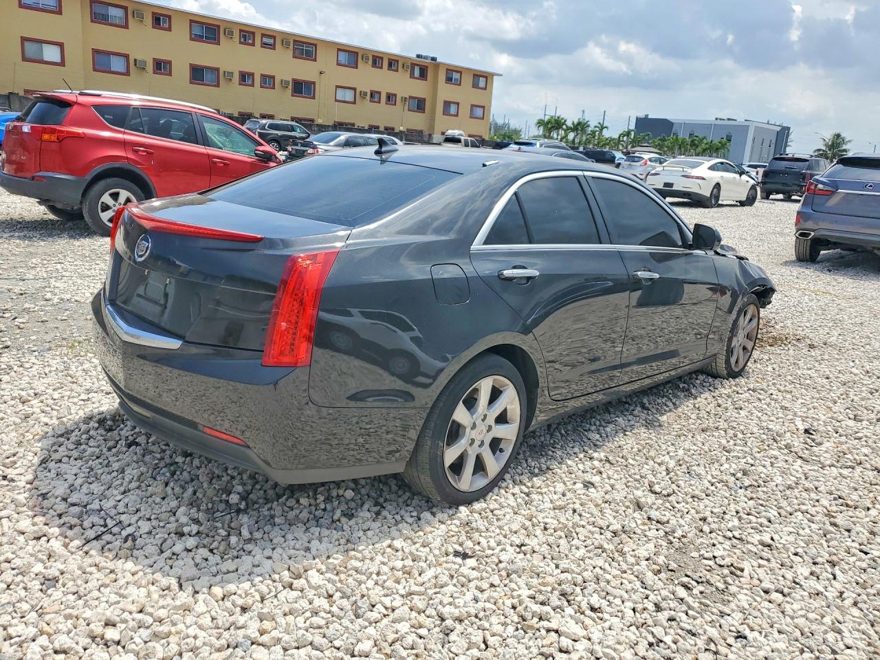 2013 Cadillac Ats Black vin: 1G6AA5RA4D0145755
