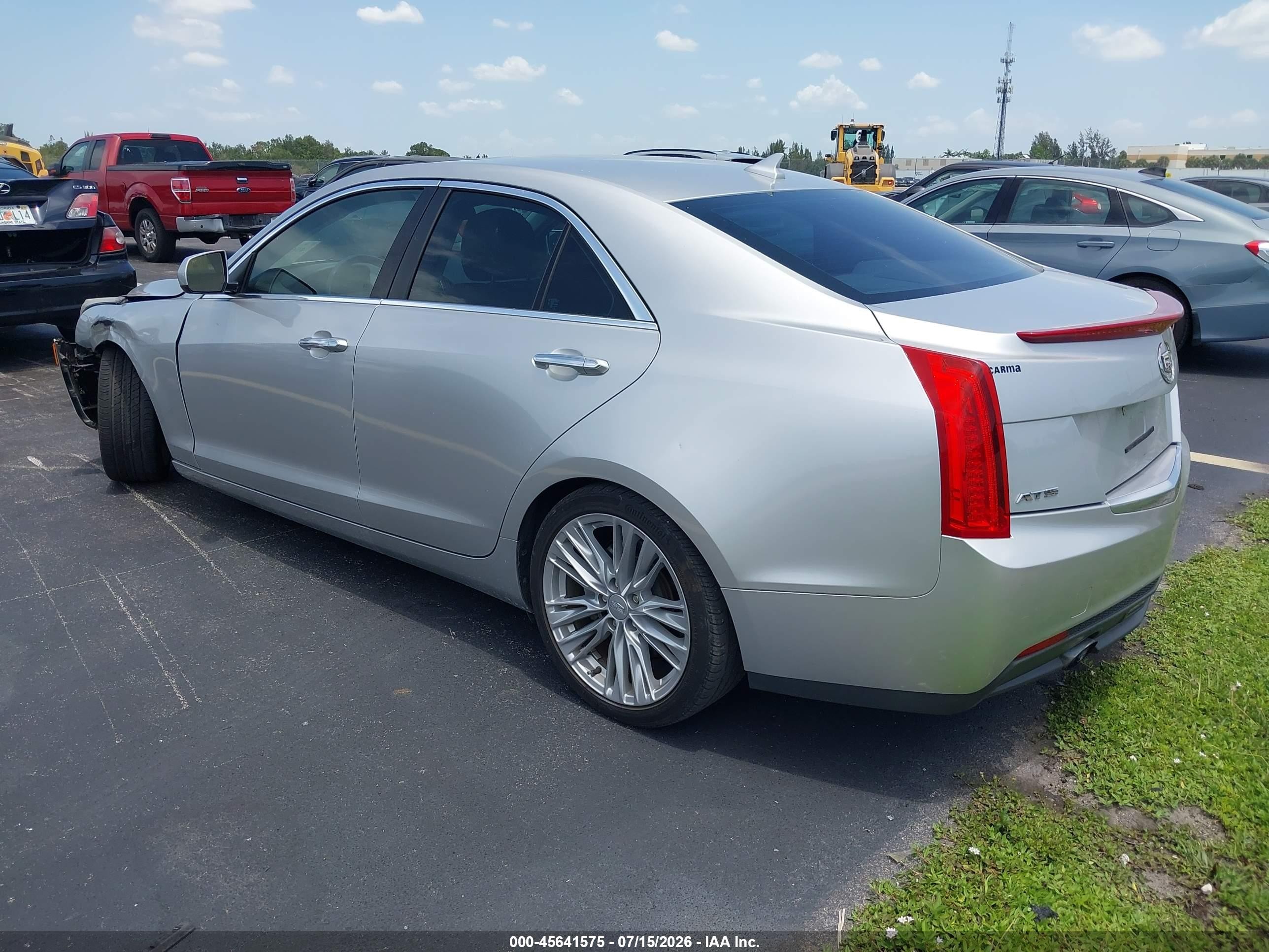 2014 Cadillac Ats Standard Серебряный vin: 1G6AA5RA4E0103796