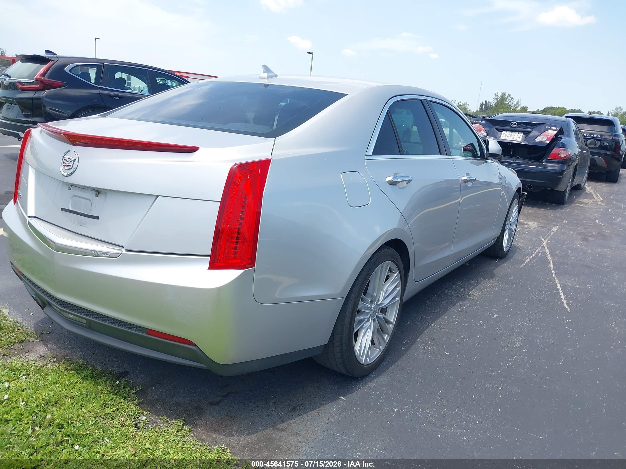 2014 Cadillac Ats Standard Серебряный vin: 1G6AA5RA4E0103796