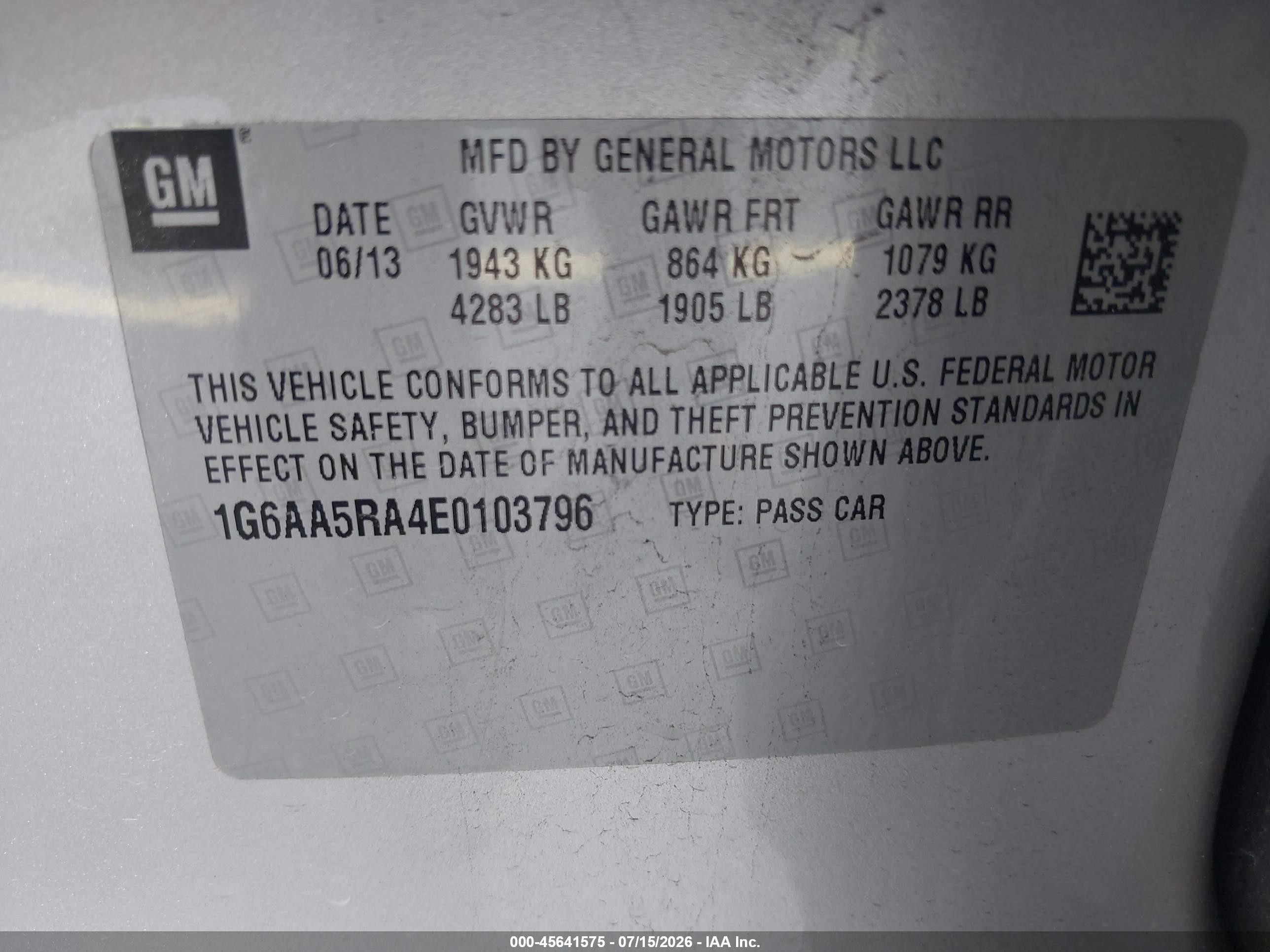 2014 Cadillac Ats Standard Серебряный vin: 1G6AA5RA4E0103796
