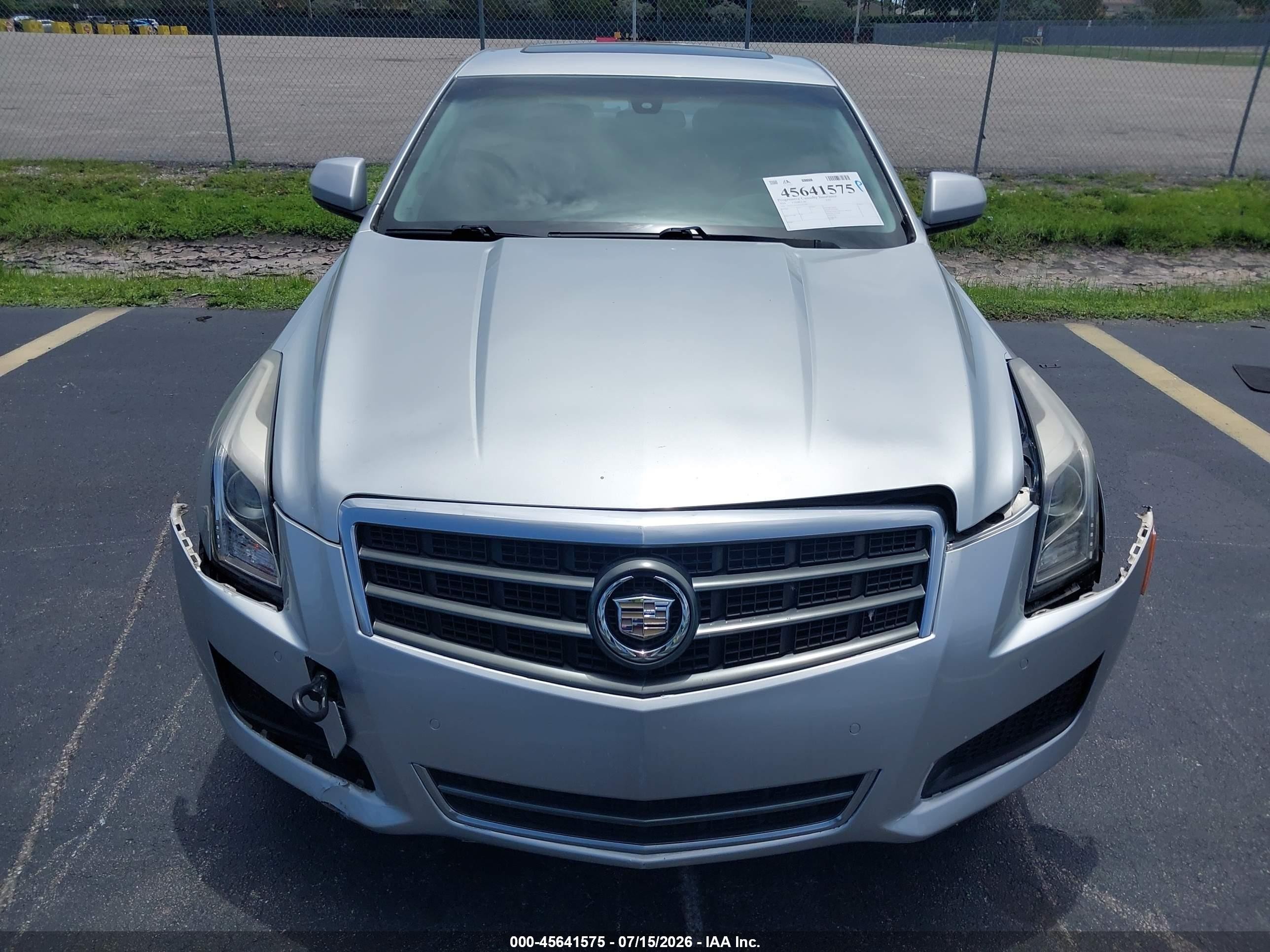 2014 Cadillac Ats Standard Серебряный vin: 1G6AA5RA4E0103796