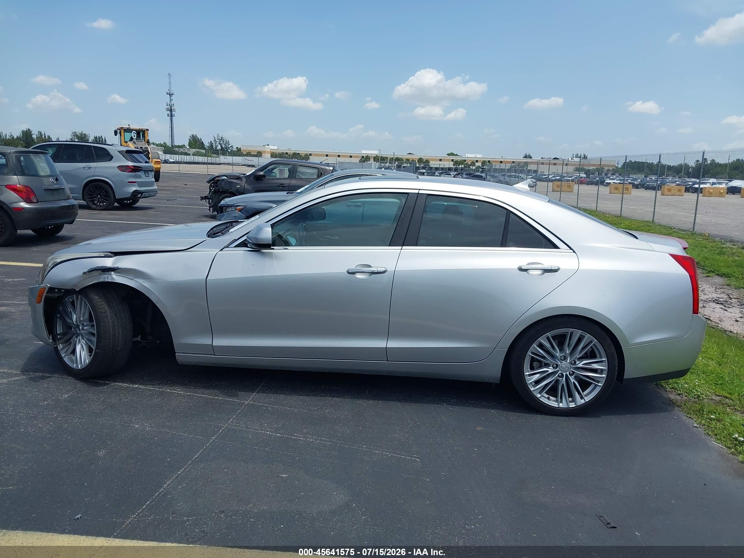 2014 Cadillac Ats Standard Серебряный vin: 1G6AA5RA4E0103796