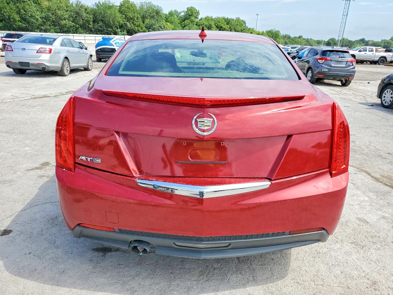 2014 Cadillac Ats Red vin: 1G6AA5RA4E0105998