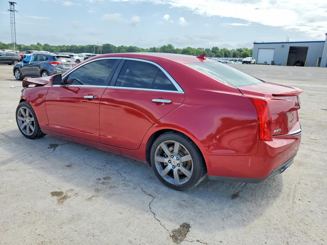 2014 Cadillac Ats Red vin: 1G6AA5RA4E0105998