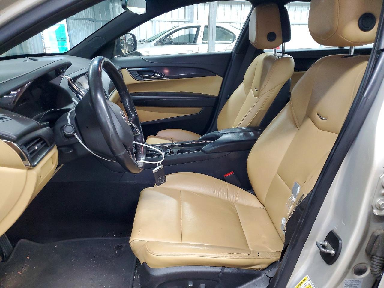 2014 Cadillac Ats Beige vin: 1G6AA5RA4E0107587
