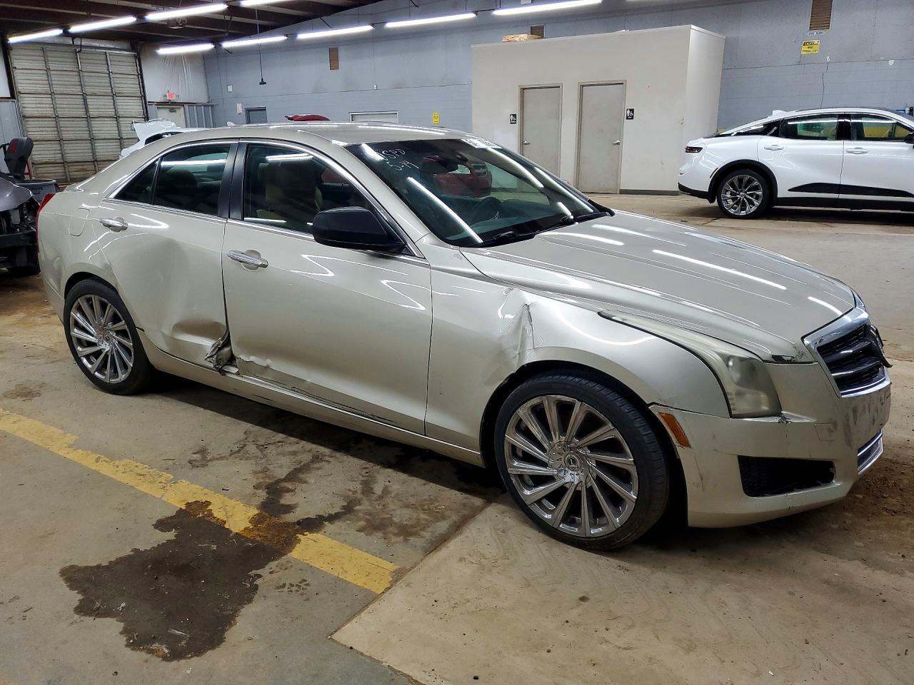 2014 Cadillac Ats Beige vin: 1G6AA5RA4E0107587