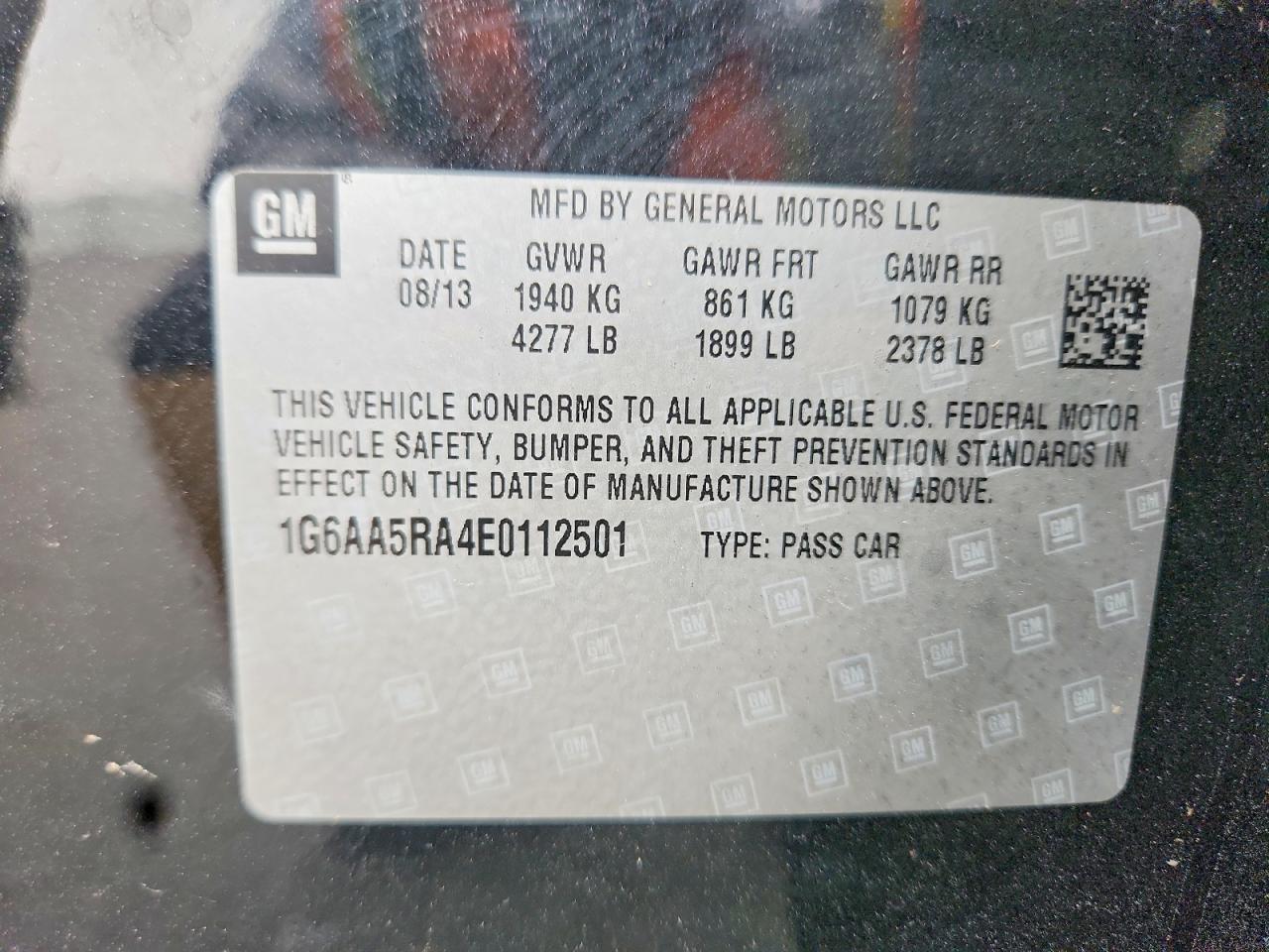 2014 Cadillac Ats Black vin: 1G6AA5RA4E0112501