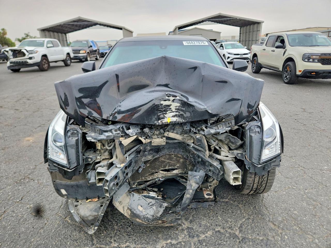 2014 Cadillac Ats Black vin: 1G6AA5RA4E0112501